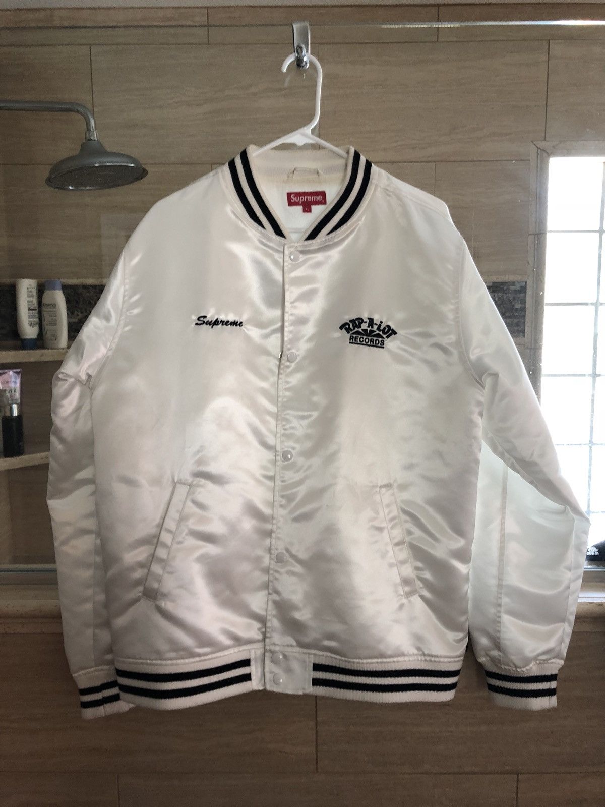 Supreme Rap A Lot Records Varsity Jacket | Grailed