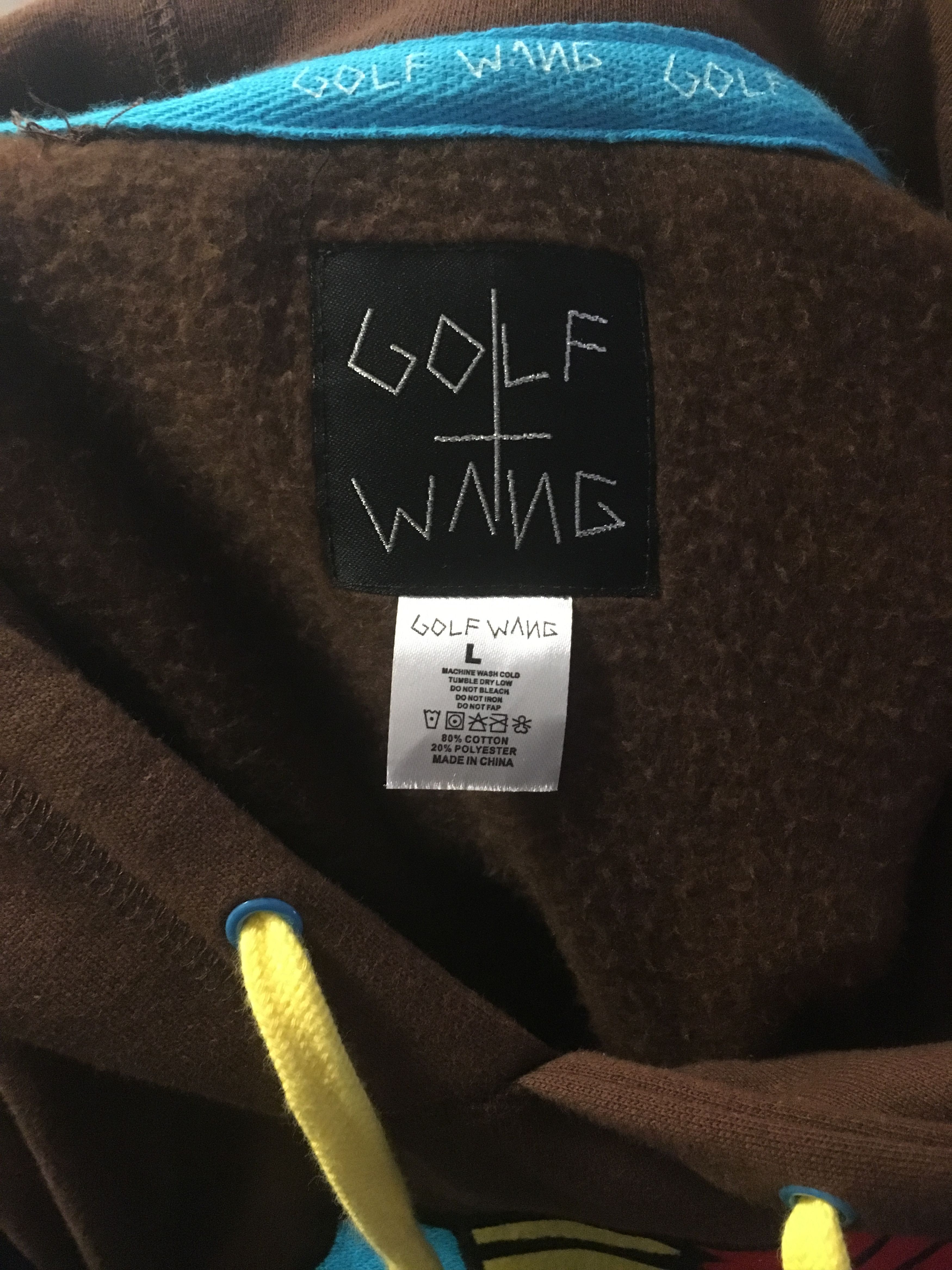 Golf Wang Golf Native Cat Hoodie (Brown) Size US L / EU 52-54 / 3 - 3 Thumbnail
