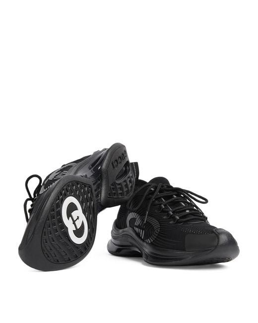 Gucci Men's Run Sneaker in black