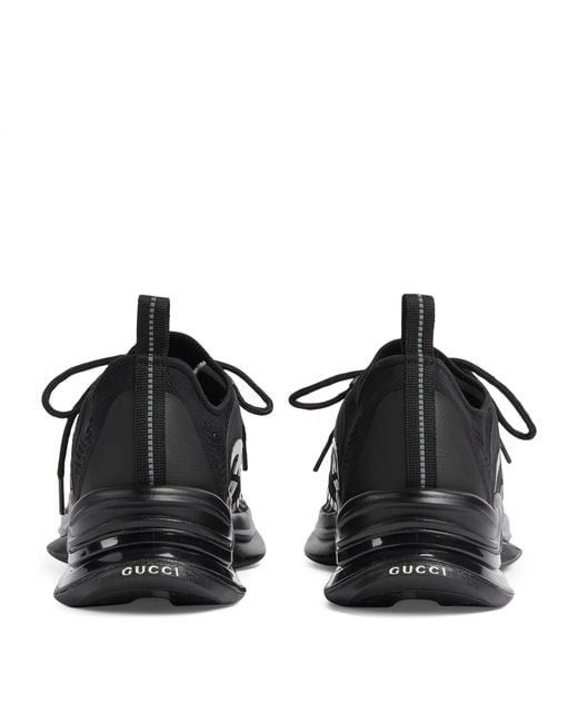 Gucci Men's Run Sneaker in black