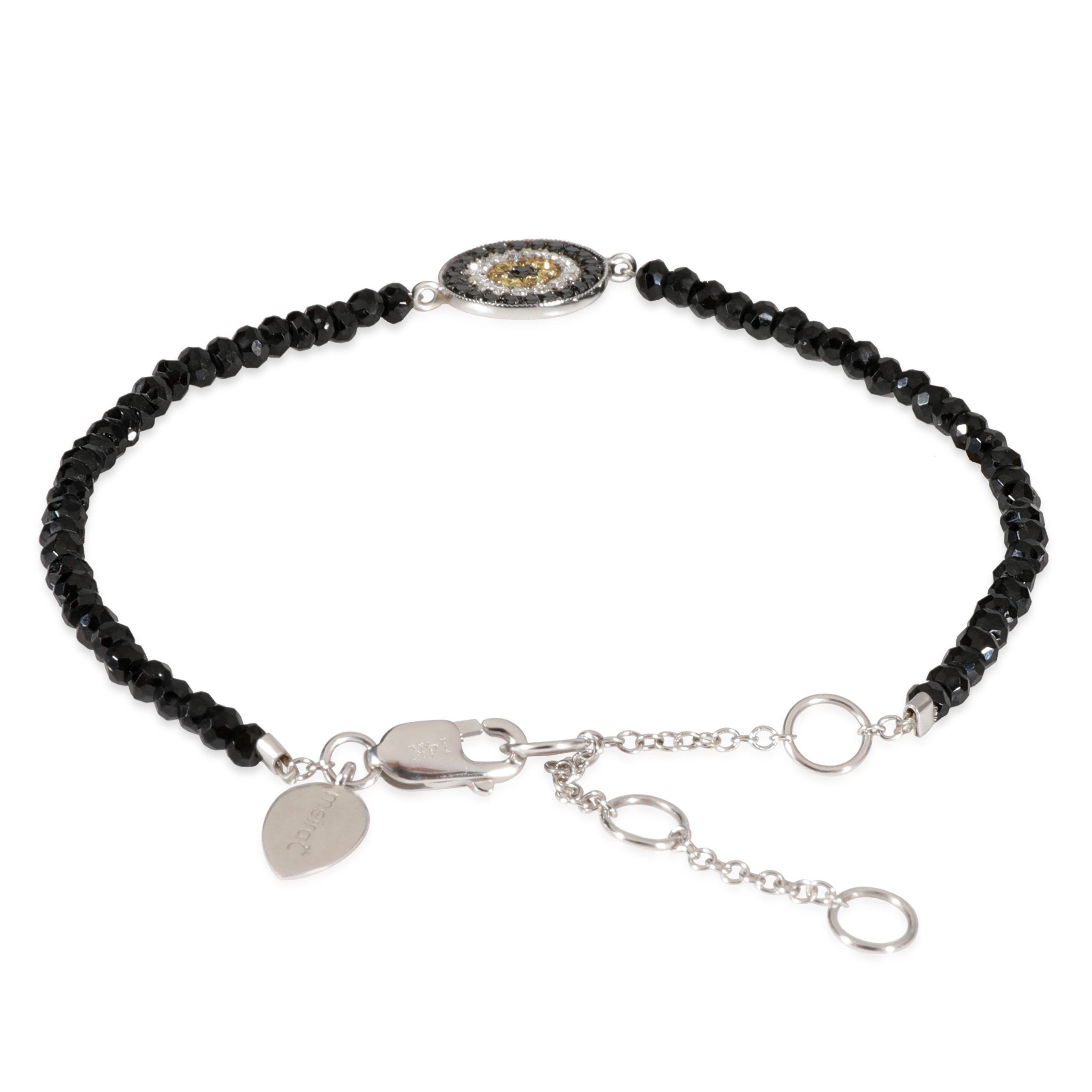 Louis Vuitton Miera T Evil Eye Bracelet Diamond Bracelet in 14k White Gold 0.2 CTW Size ONE SIZE - 3 Preview