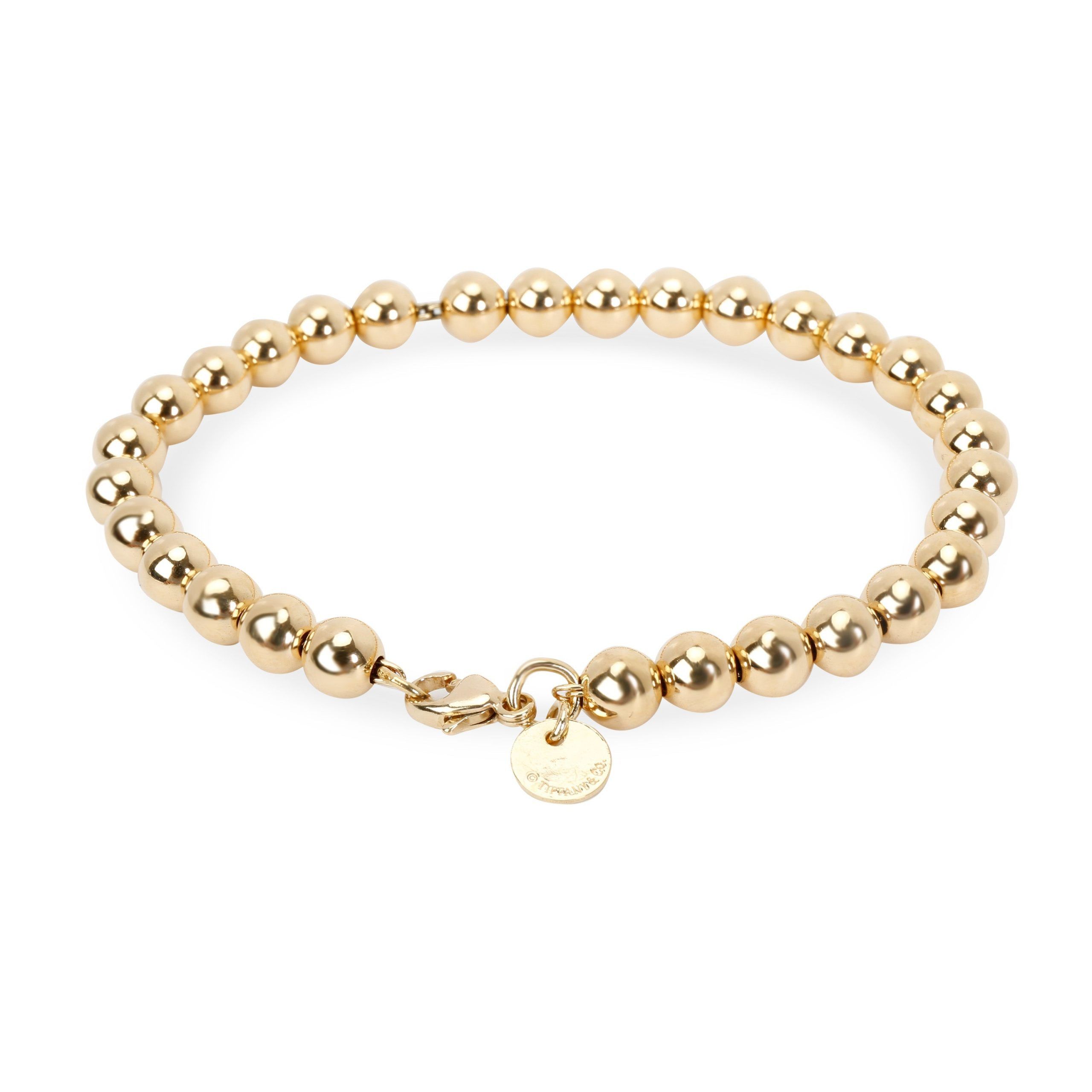 Tiffany Tiffany Hardware Ball Bracelet in 18K Yellow Gold