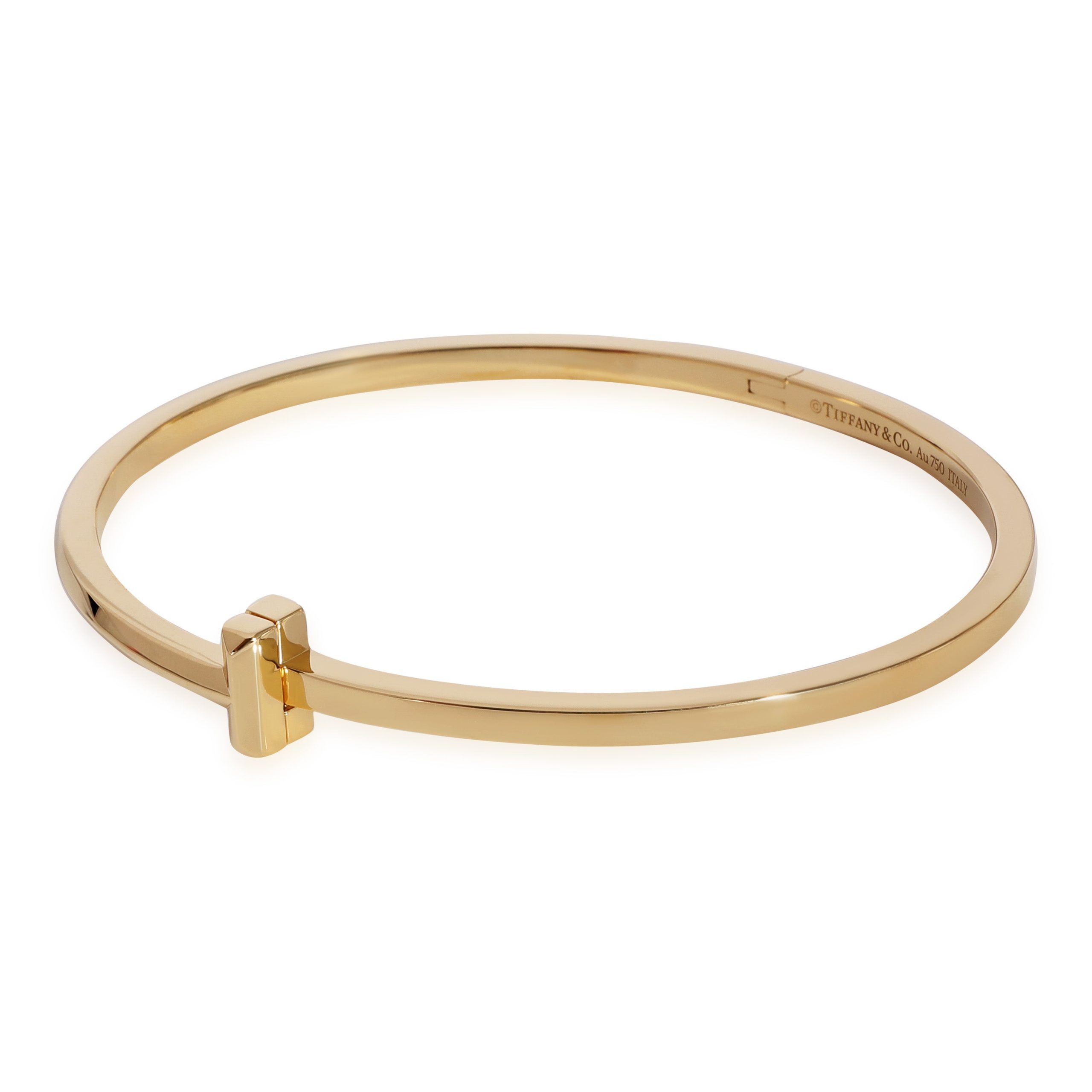 Tiffany & Co. Tiffany & Co. Tiffany T1 Narrow Hinged Bangle in 18k ...