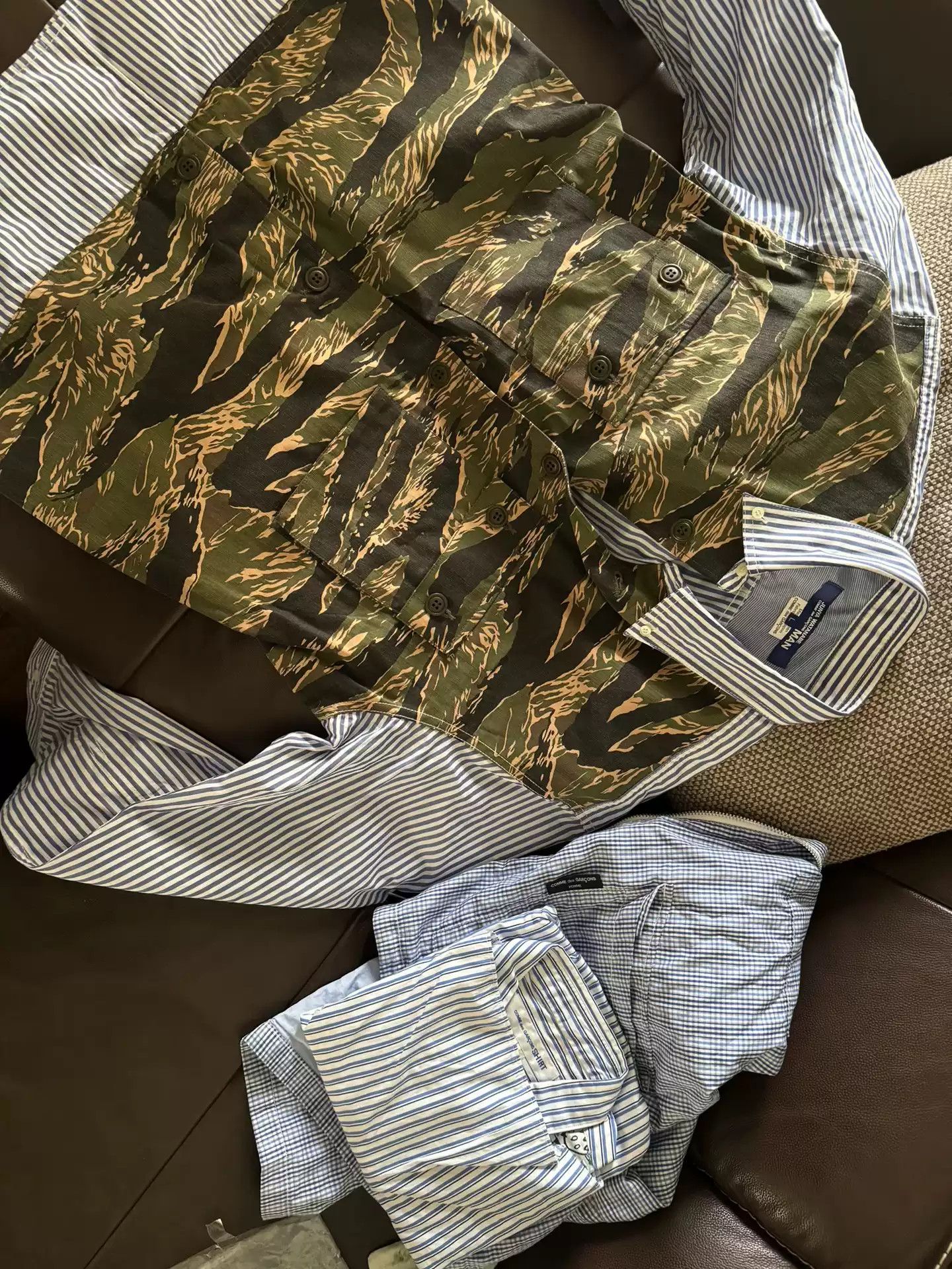 Junya Watanabe junya watanabe Camouflage shirt Size US L / EU 52-54 / 3 - 1 Thumbnail