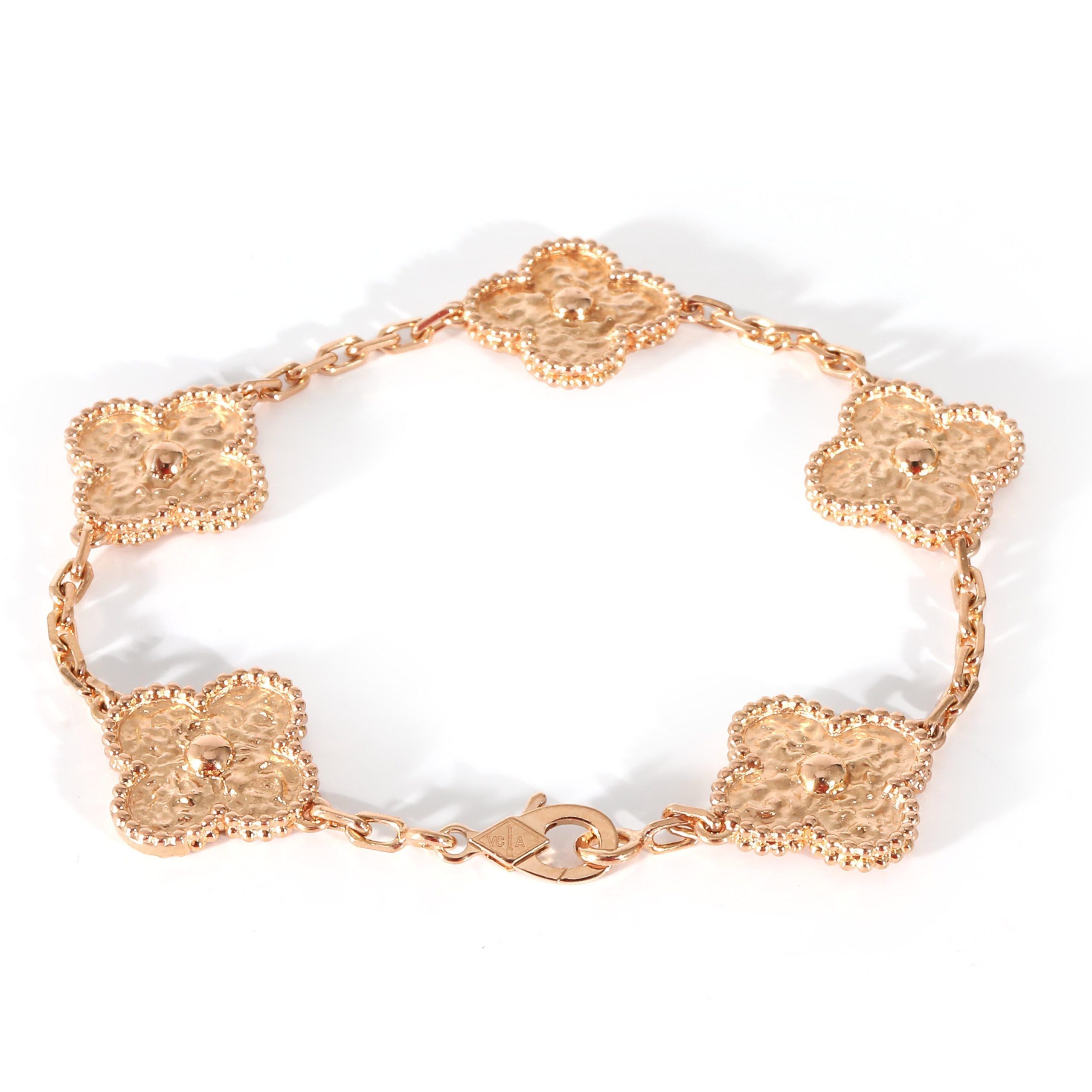 Van Cleef Arpels Alhambra Bracelet in 18K Rose Gold