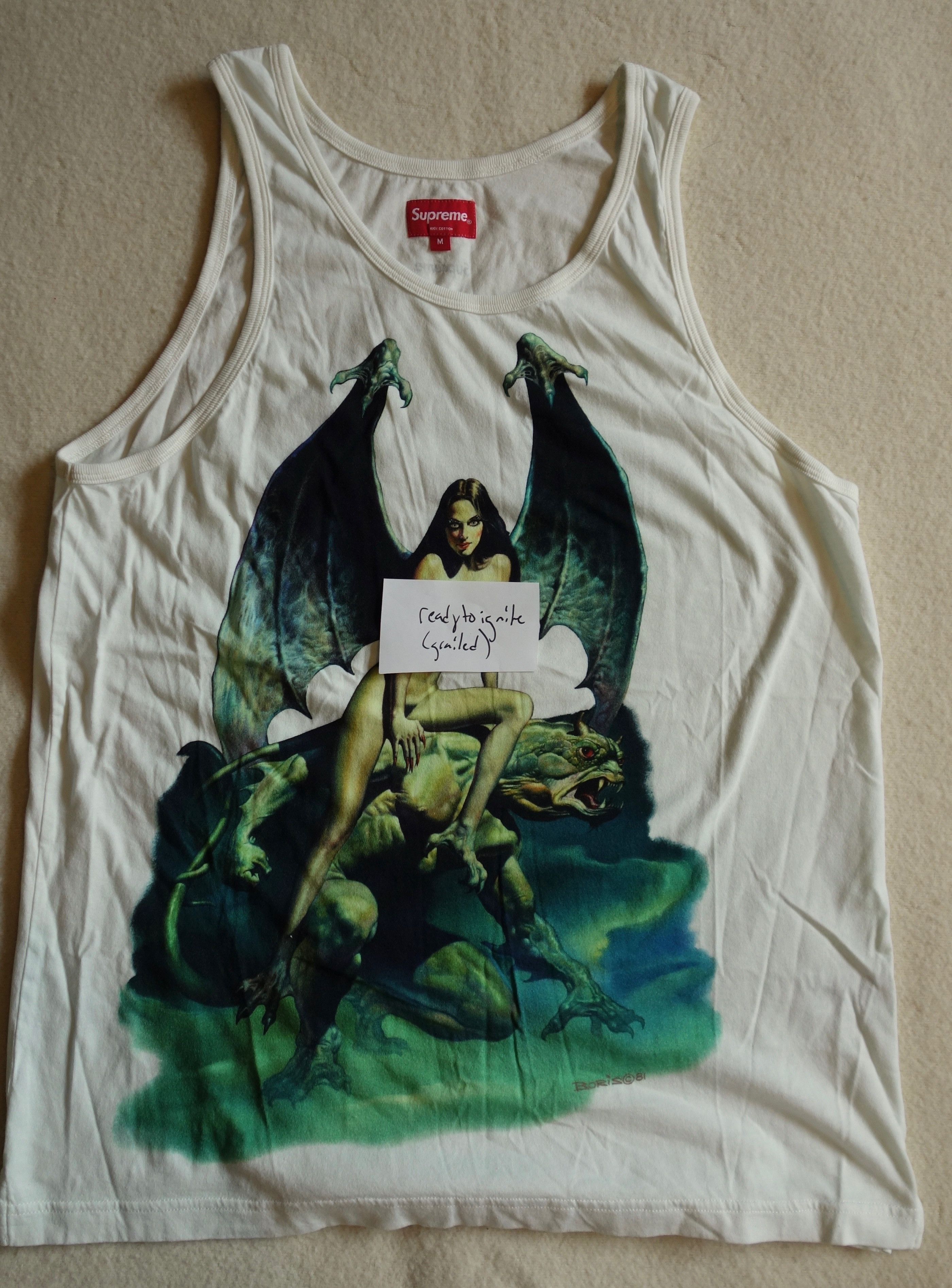 Supreme Boris Vallejo Incubus tank top (NWOT) | Grailed