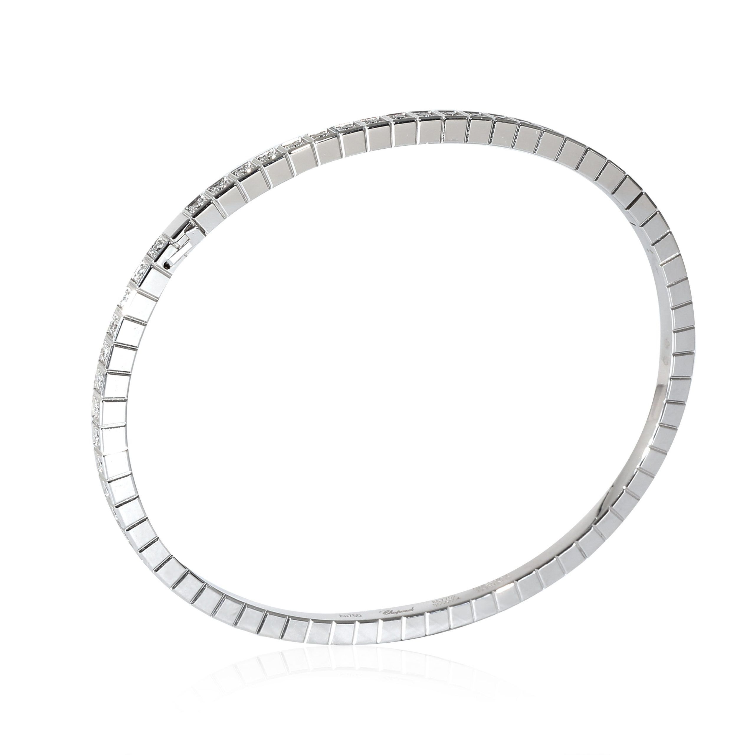 Chopard Ice Cube Eternity Diamond Bracelet in 18k White Gold 0.64 CTW