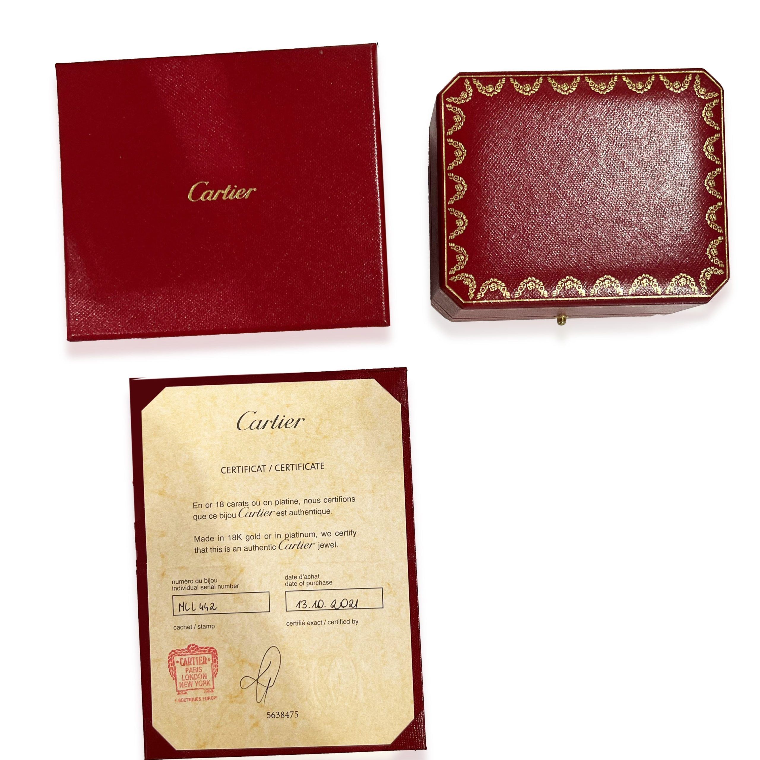 Cartier Cartier Juste Un Clou Diamond Earrings in 18k 18 Karat Yellow Gold 0.17 CTW Size ONE SIZE - 4 Thumbnail