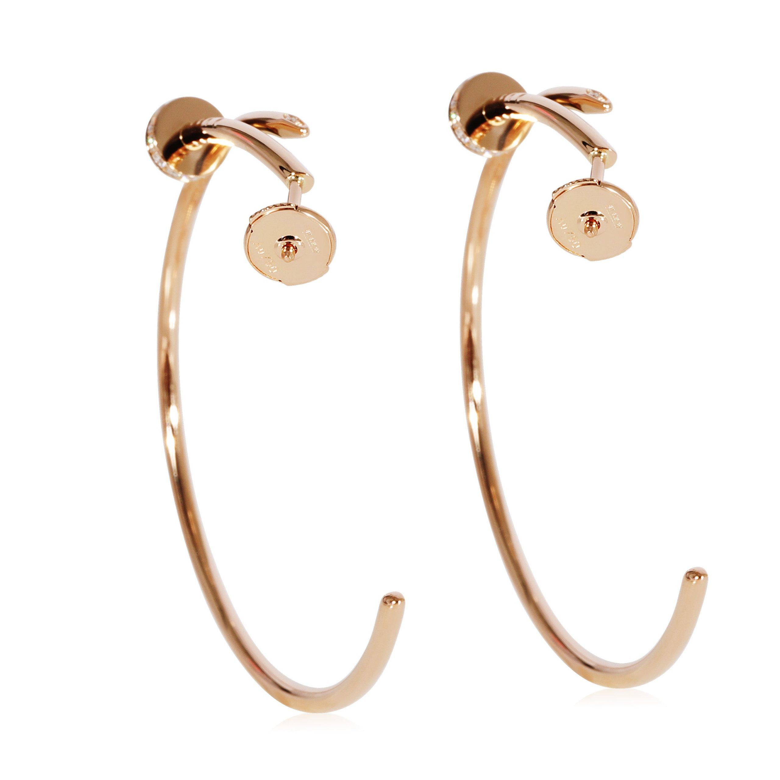 Cartier Cartier Juste un Clou Earrings in 18k Rose Gold 0.17 CTW Size ONE SIZE - 3 Thumbnail