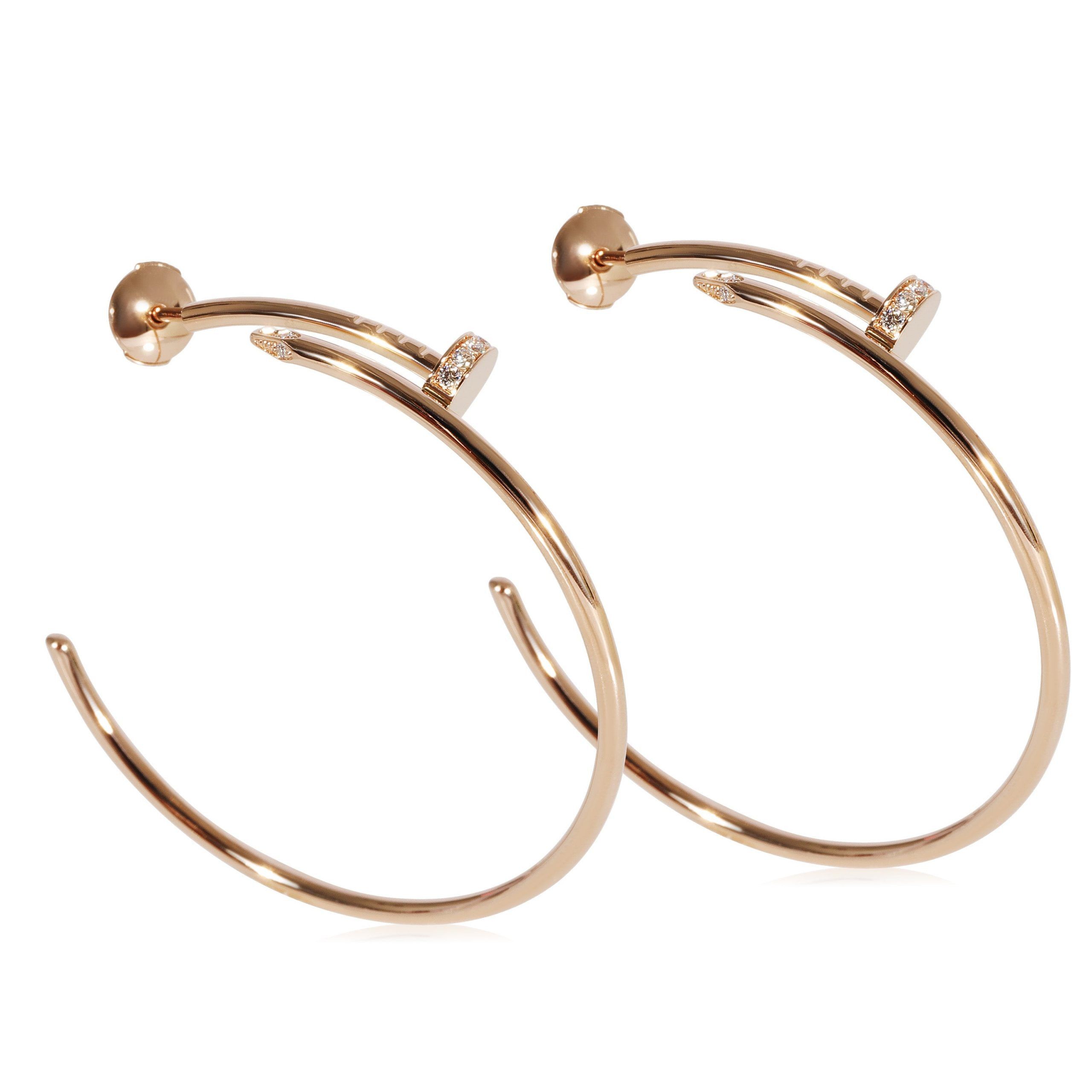 Cartier Cartier Juste un Clou Earrings in 18k Rose Gold 0.17 CTW Size ONE SIZE - 2 Thumbnail