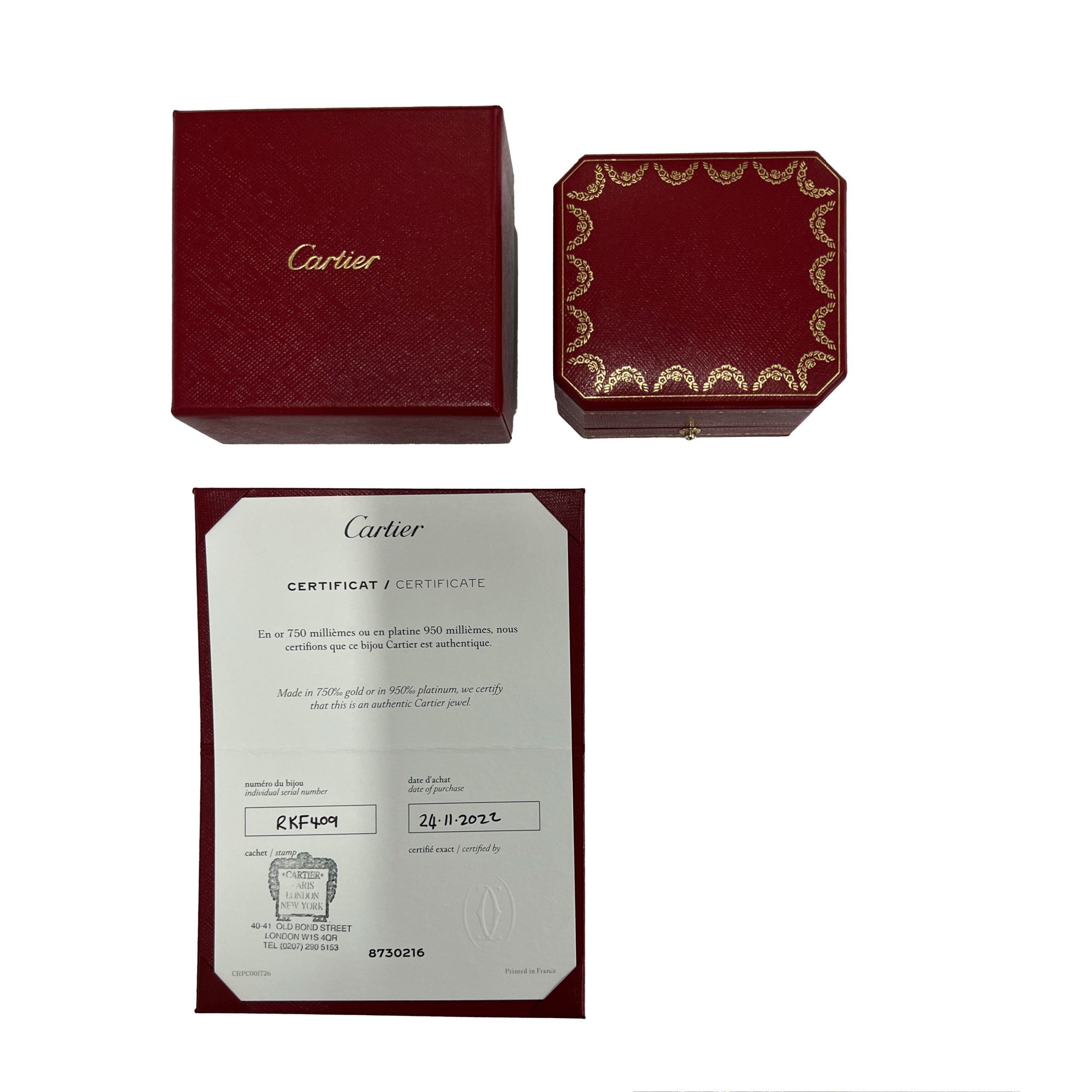 Cartier Cartier Love Stud Earrings in 18k White Gold Size ONE SIZE - 4 Thumbnail