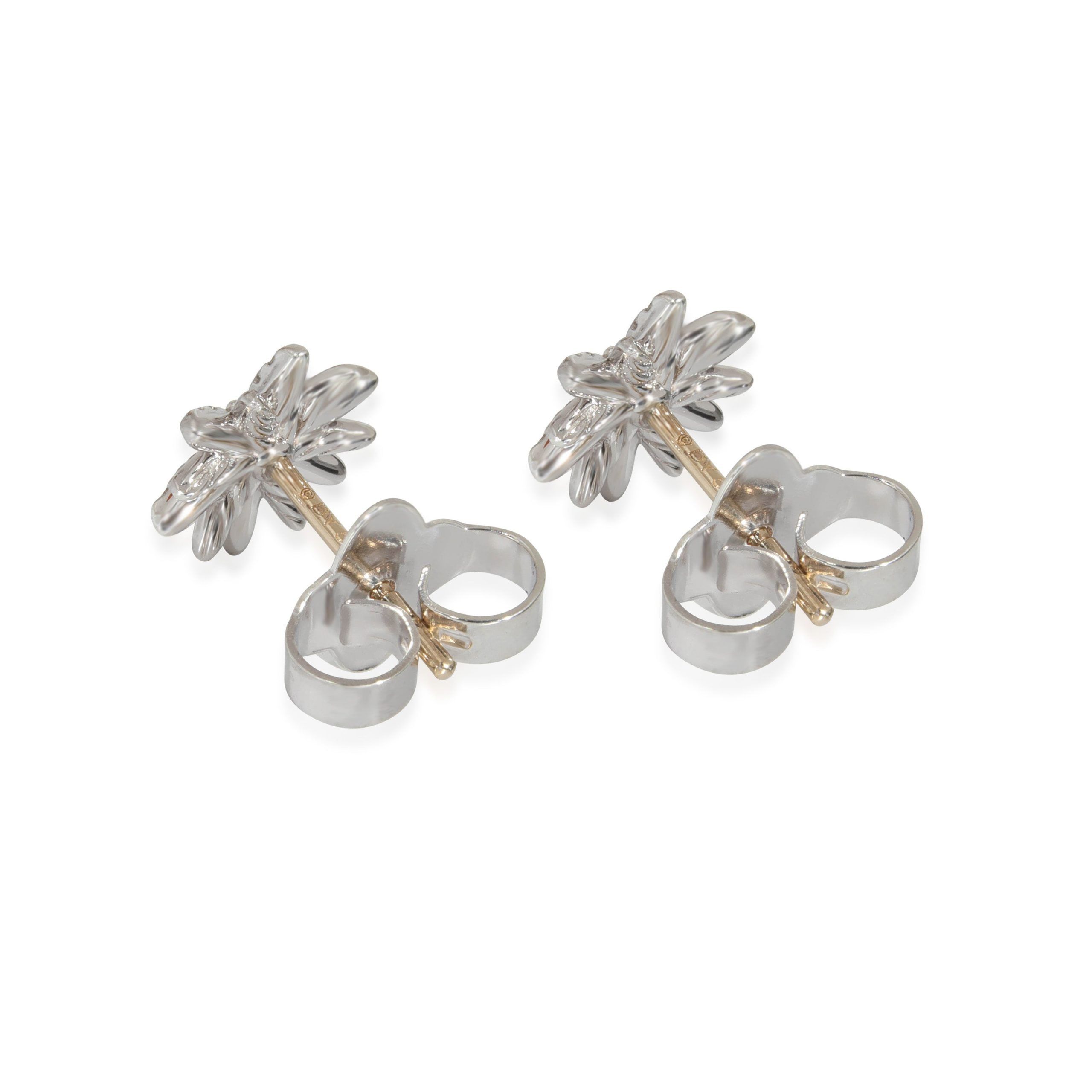 David Yurman David Yurman Starburst Petite Stud Diamond Earrings in Sterling Silver & Gold Size ONE SIZE - 3 Thumbnail