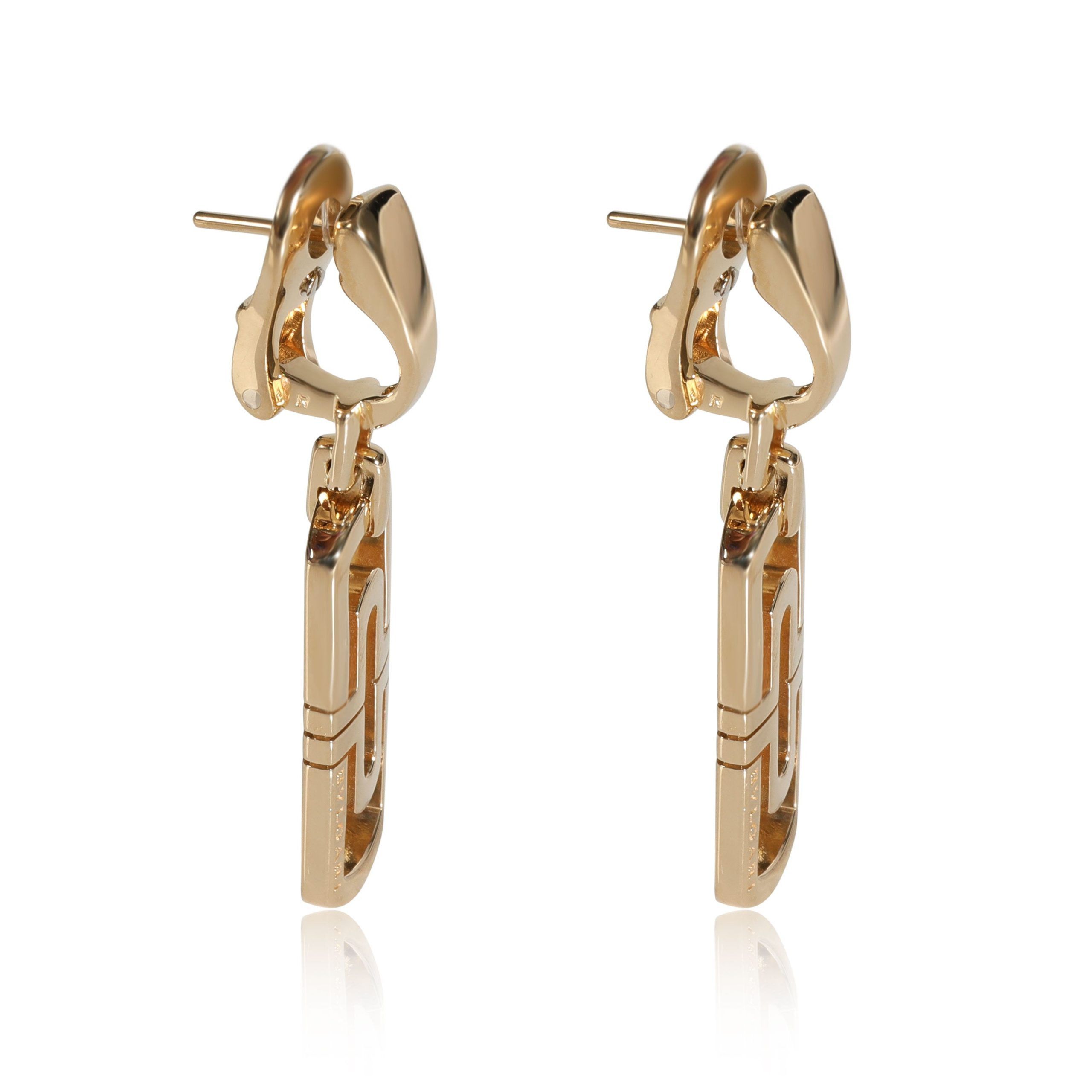 Bvlgari BVLGARI Parentesi Drop Earrings in 18K Yellow Gold Size ONE SIZE - 2 Thumbnail