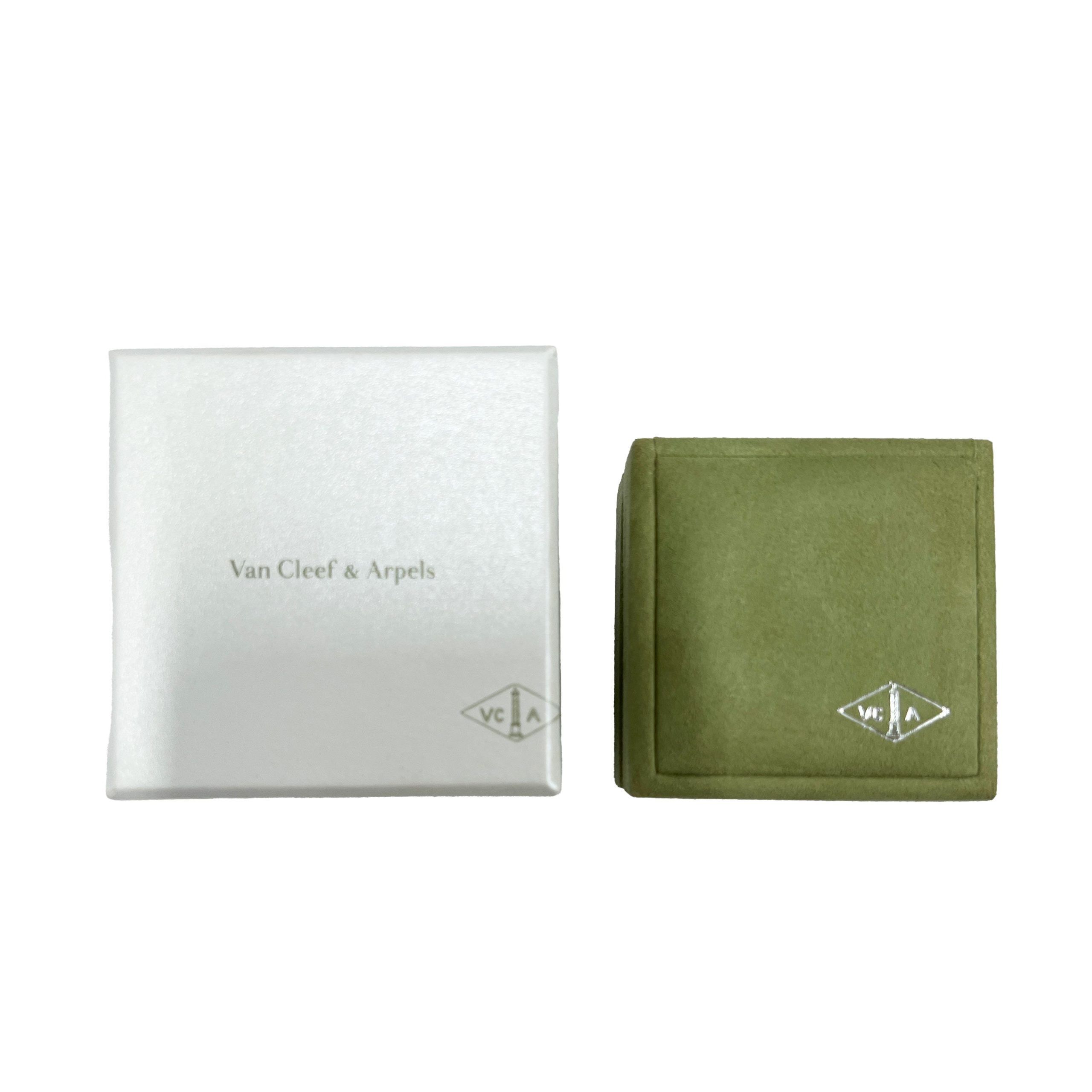 Van Cleef & Arpels Van Cleef & Arpels Sweet Alhambra Diamond Earrings in 18k White Gold 0.16 CTW Size ONE SIZE - 4 Thumbnail