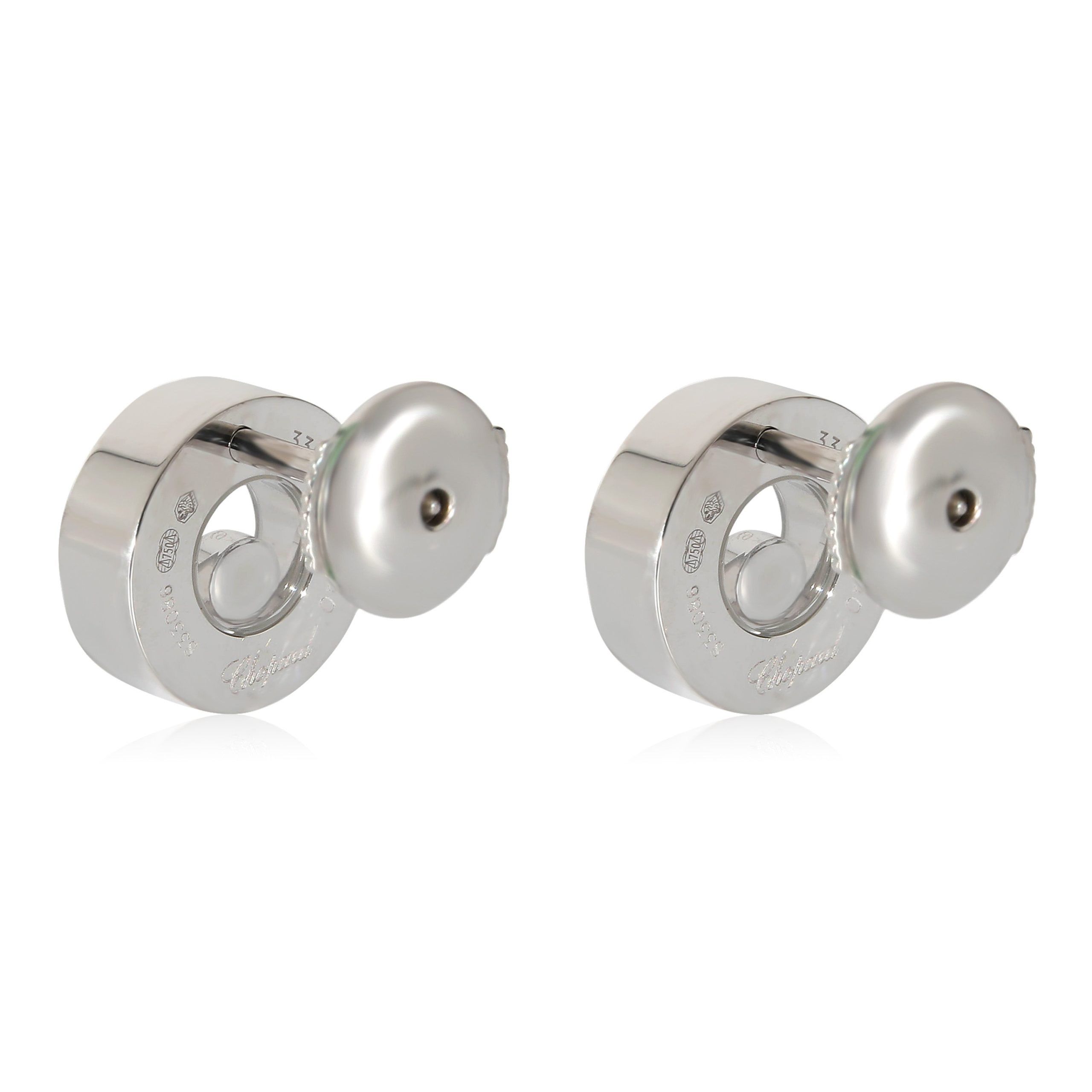 Chopard Chopard Happy Diamonds Round Stud Earrings in 18k White Gold 0.11 CTW Size ONE SIZE - 3 Thumbnail