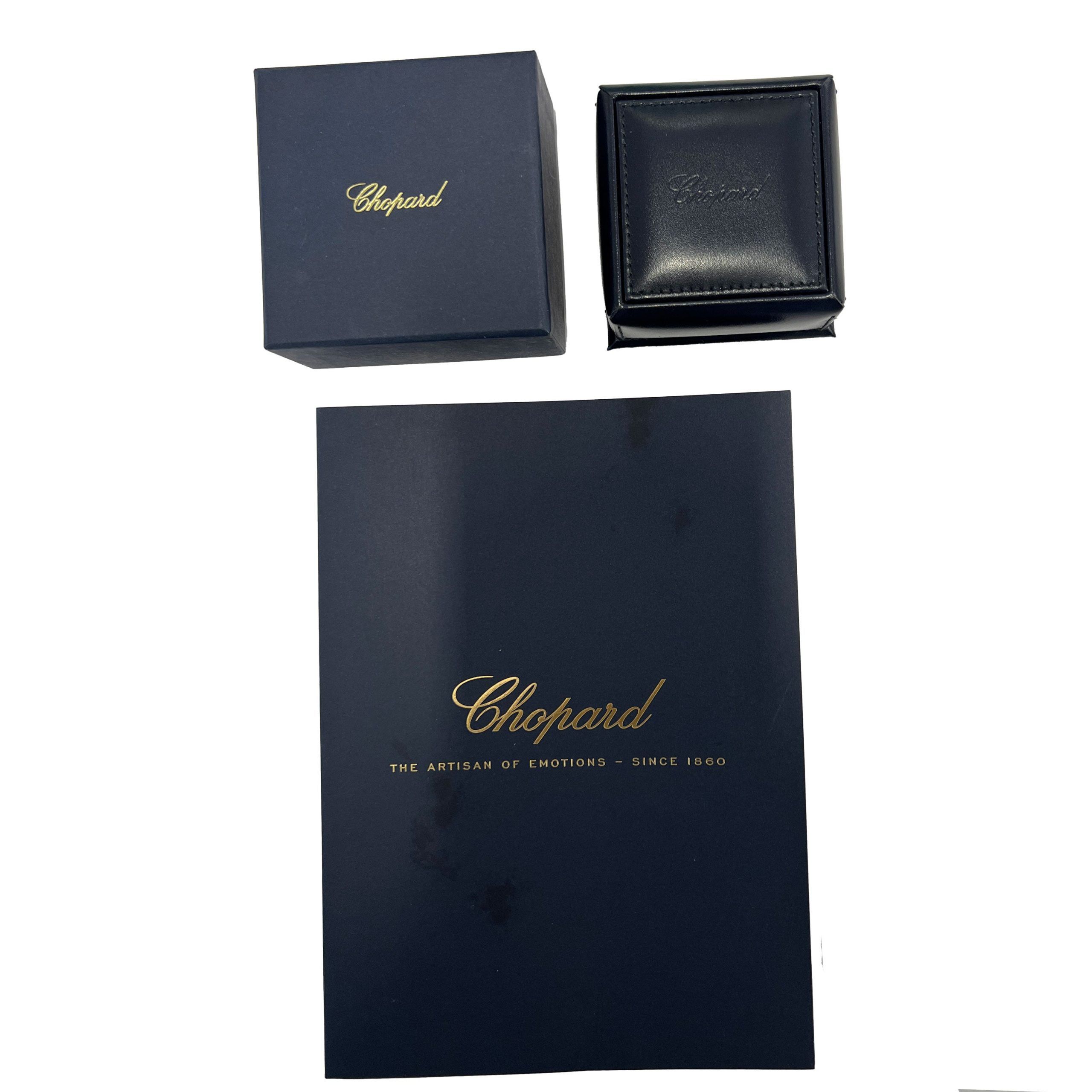 Chopard 18k White Gold Chopard My Happy Hearts Diamond Single Stud Earring, 0.12ctw Size ONE SIZE - 3 Thumbnail