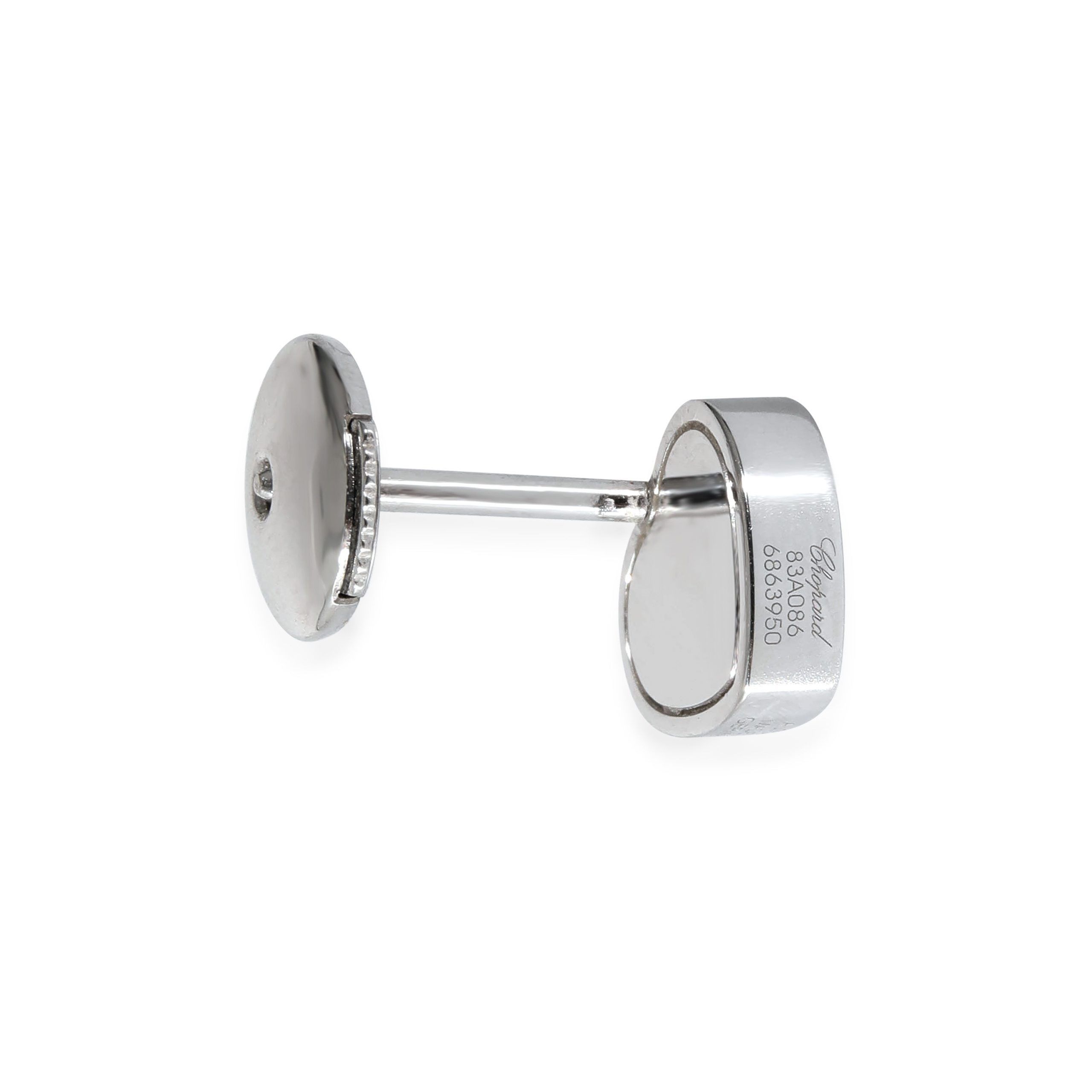 Chopard 18k White Gold Chopard My Happy Hearts Diamond Single Stud Earring, 0.12ctw Size ONE SIZE - 2 Thumbnail
