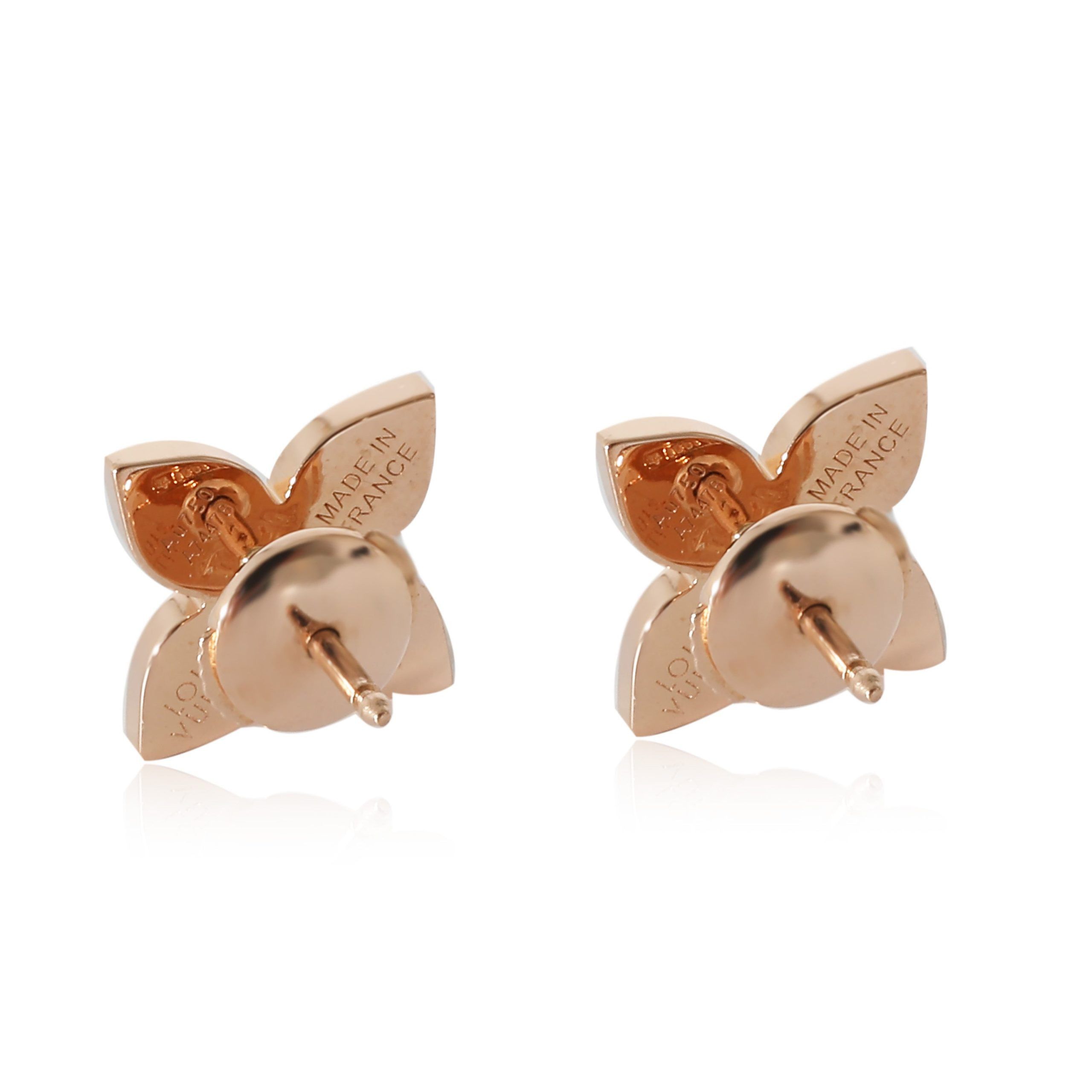 Louis Vuitton Louis Vuitton Star Blossom Earrings in 18K Rose Gold 0.4 CTW Size ONE SIZE - 3 Thumbnail
