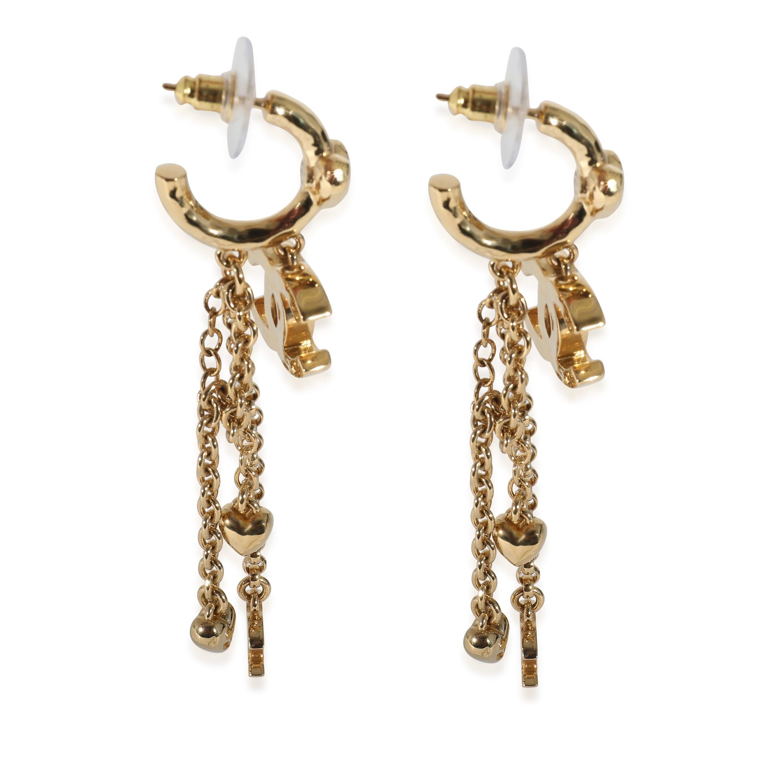 Chanel Chanel 2023 Spring Act 1 Collection Gold Plated Earrings Size ONE SIZE - 2 Thumbnail