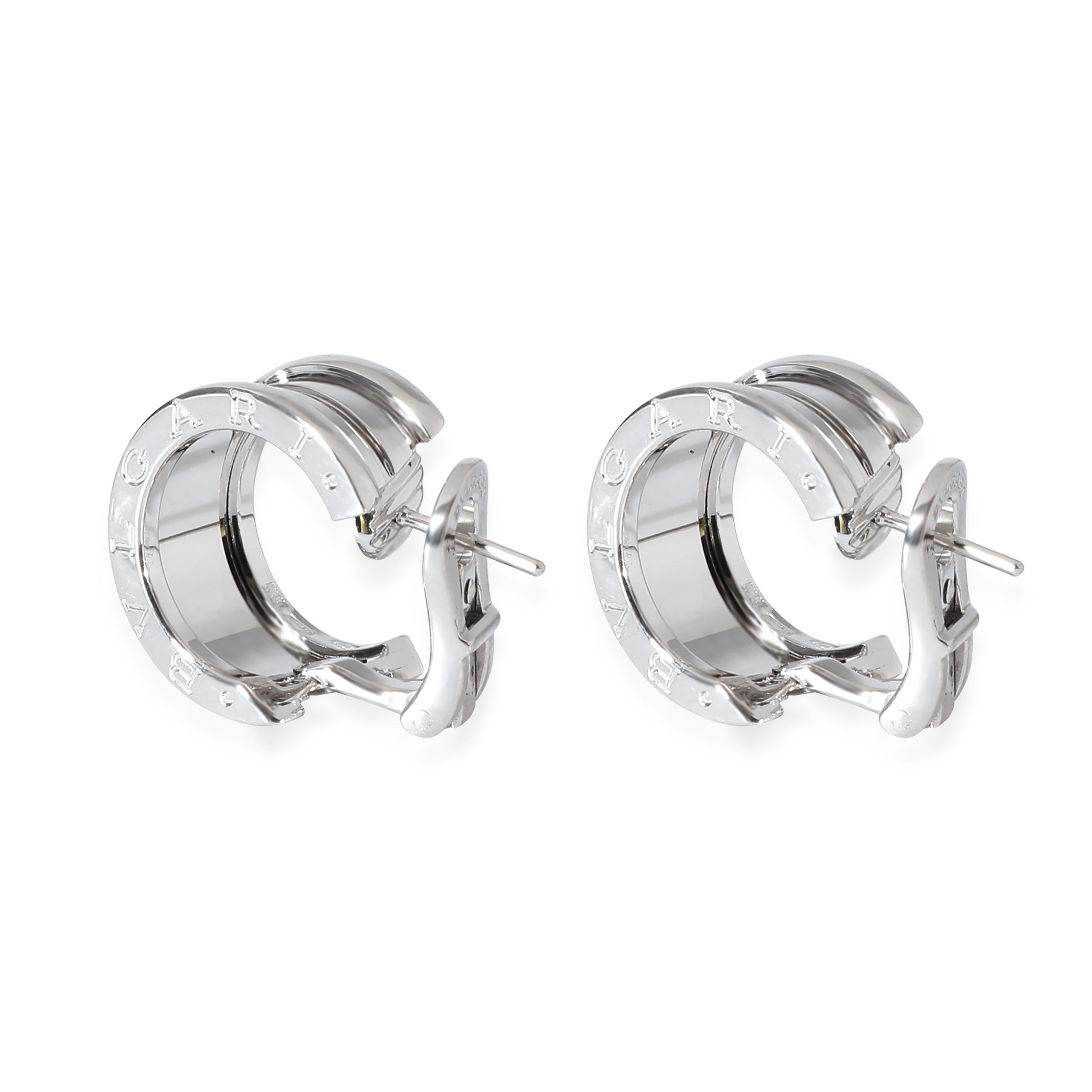 Bvlgari BVLGARI B.zero1 Hoop Earrings in 18K White Gold Size ONE SIZE - 2 Thumbnail