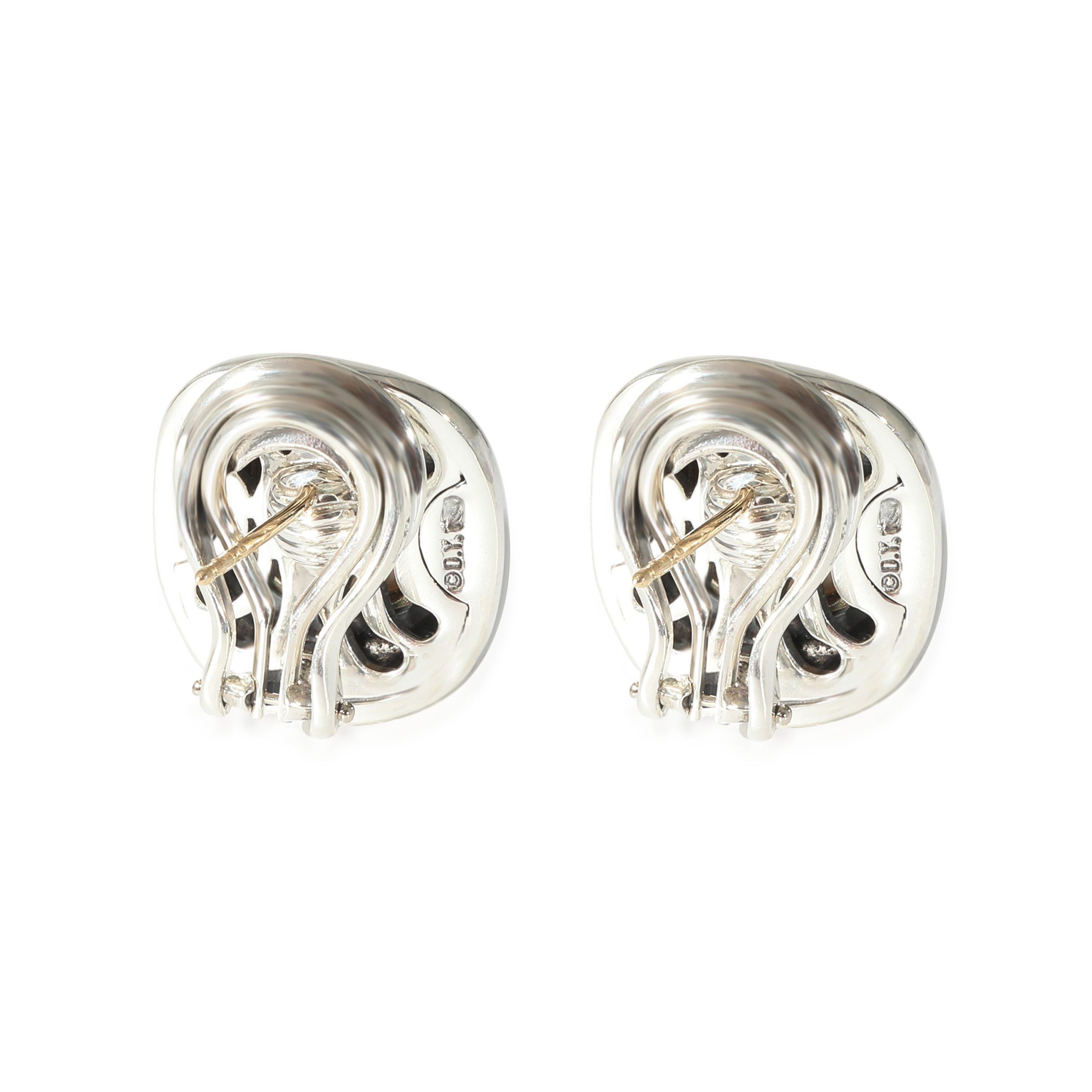 David Yurman David Yurman Albion Mabe Pearl Earrings in 14k Yellow Gold/Sterling Silver Size ONE SIZE - 3 Thumbnail
