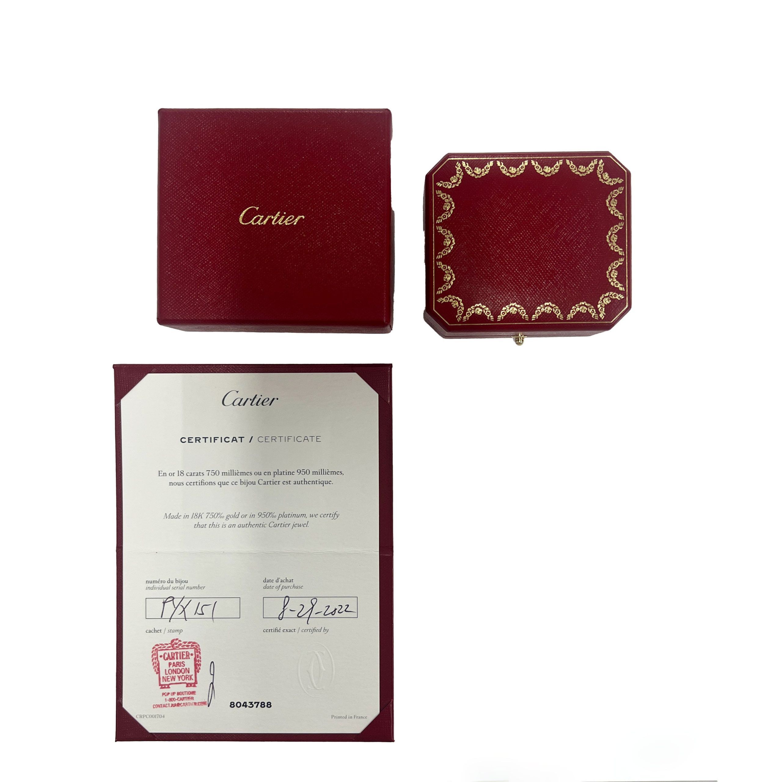Cartier Cartier Love Hoop Earrings in 18K Yellow Gold Size ONE SIZE - 4 Thumbnail