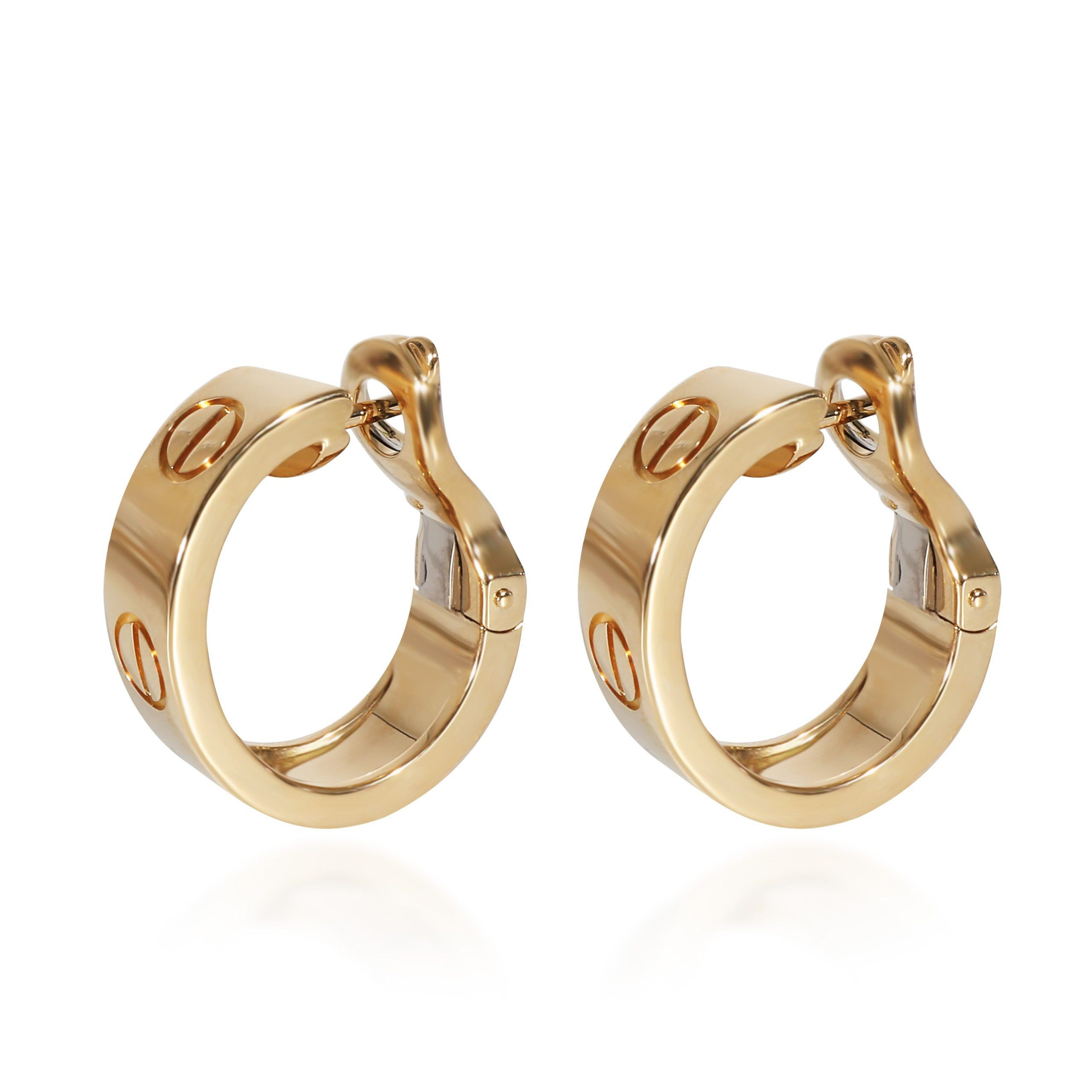 Cartier Cartier Love Hoop Earrings in 18k 18K Yellow Gold Size ONE SIZE - 2 Thumbnail