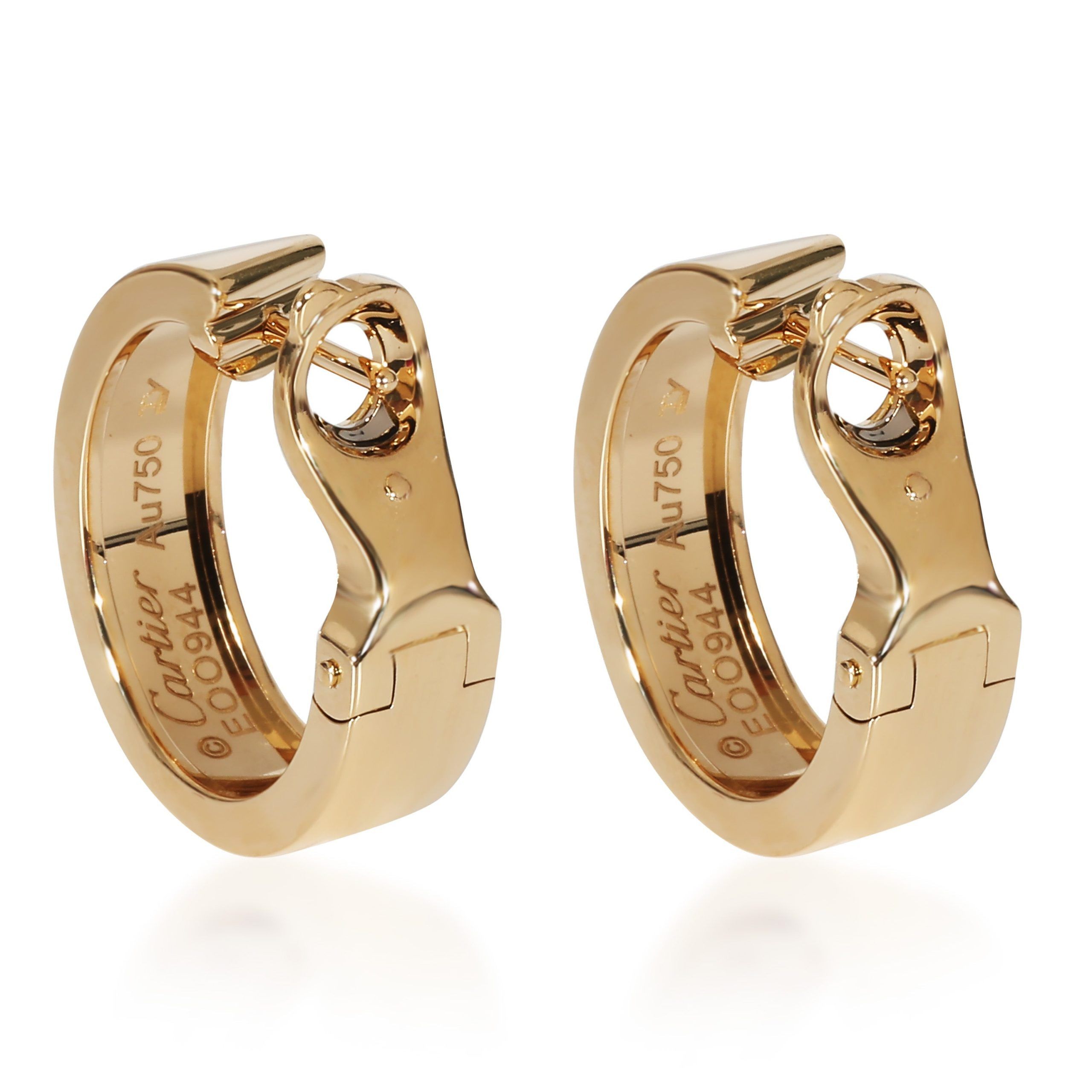 Cartier Cartier Love Hoop Earrings in 18k 18K Yellow Gold Size ONE SIZE - 3 Thumbnail