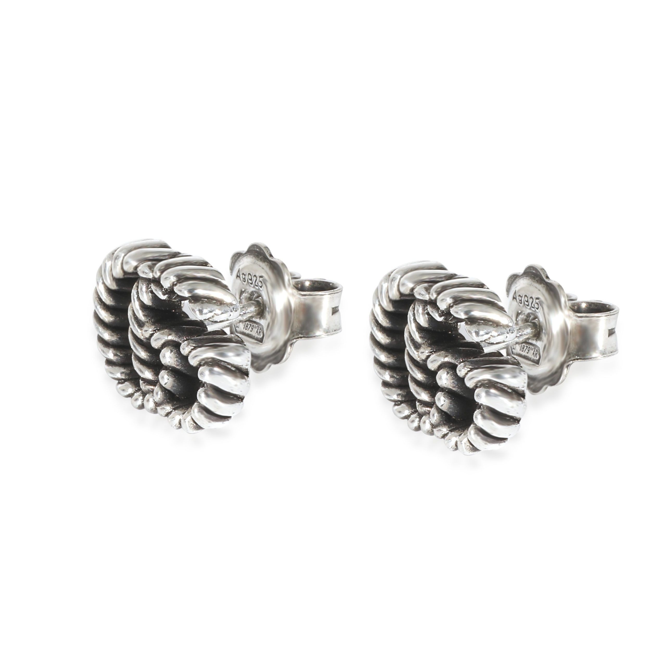 Gucci Gucci Double G Earrings in Sterling Silver Size ONE SIZE - 2 Thumbnail
