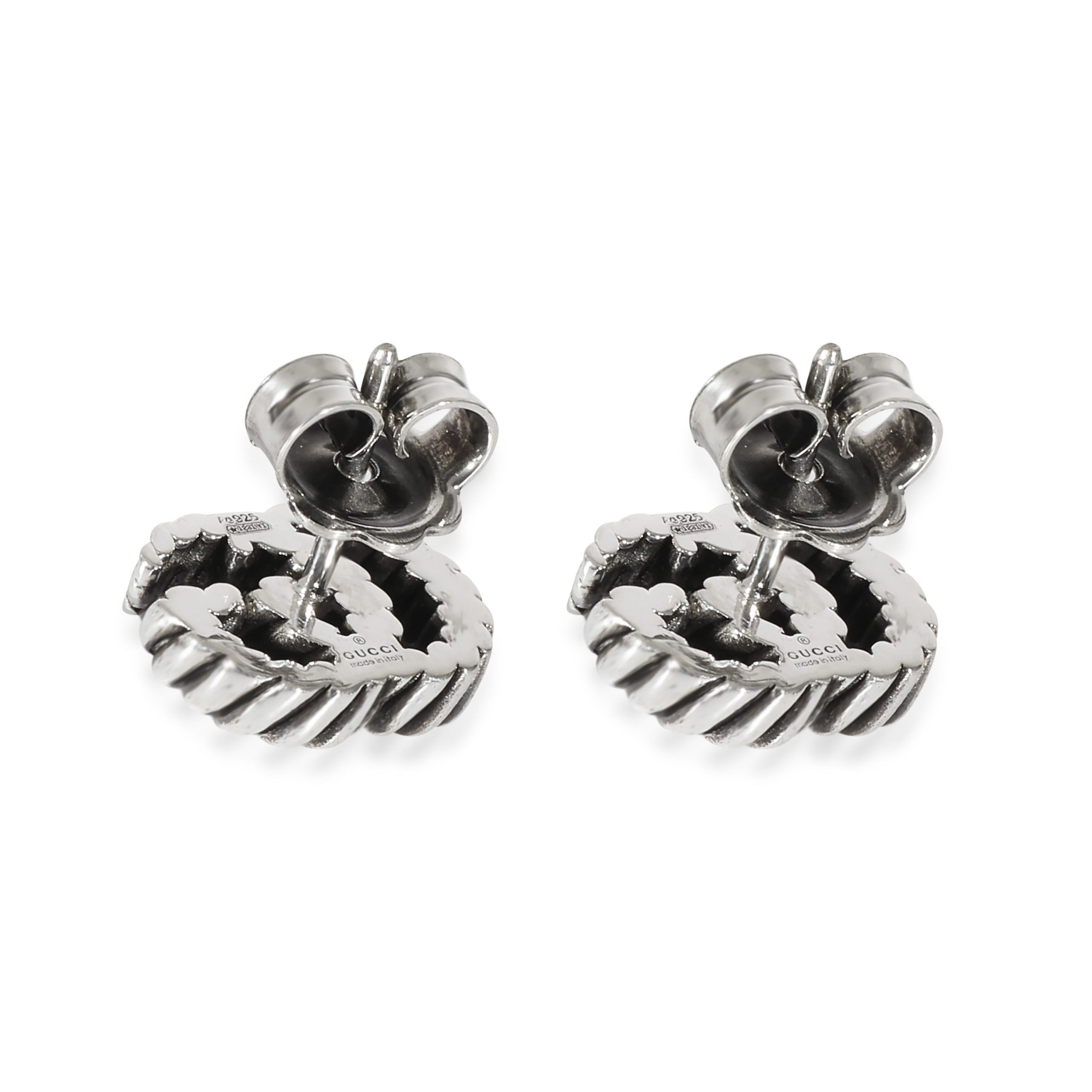 Gucci Gucci Double G Earrings in Sterling Silver Size ONE SIZE - 3 Thumbnail