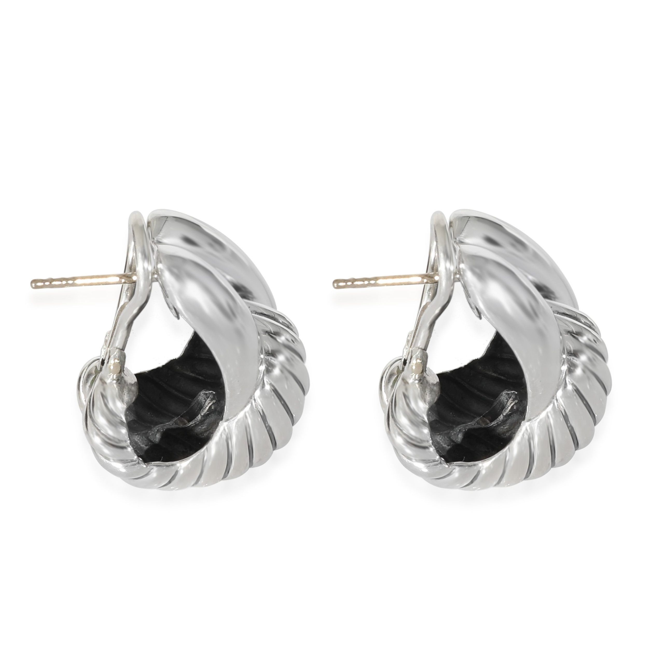 David Yurman David Yurman Labyrinth Earrings in Sterling Silver Size ONE SIZE - 2 Thumbnail