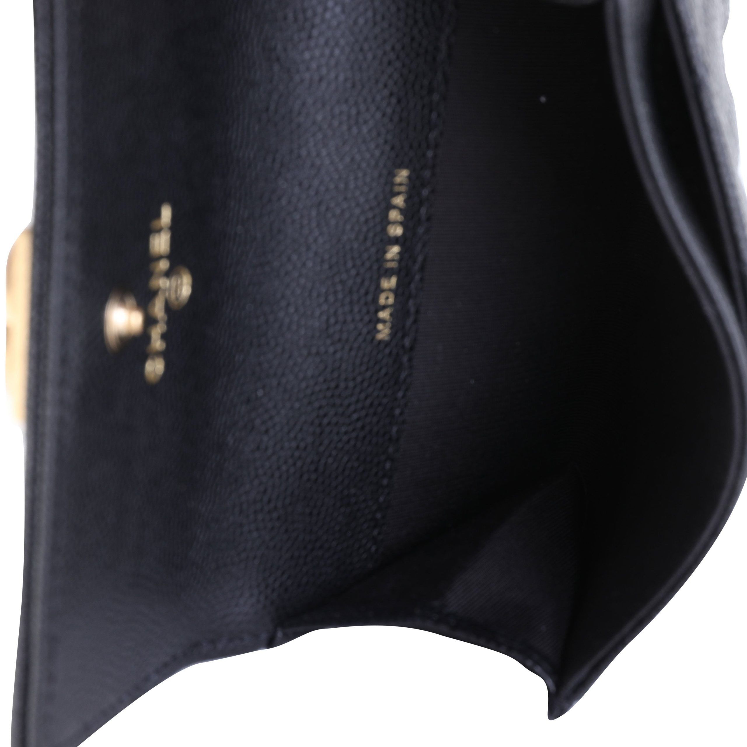 Chanel Chanel Black Quilted Caviar Boy Flap Card Holder Size ONE SIZE - 6 Thumbnail