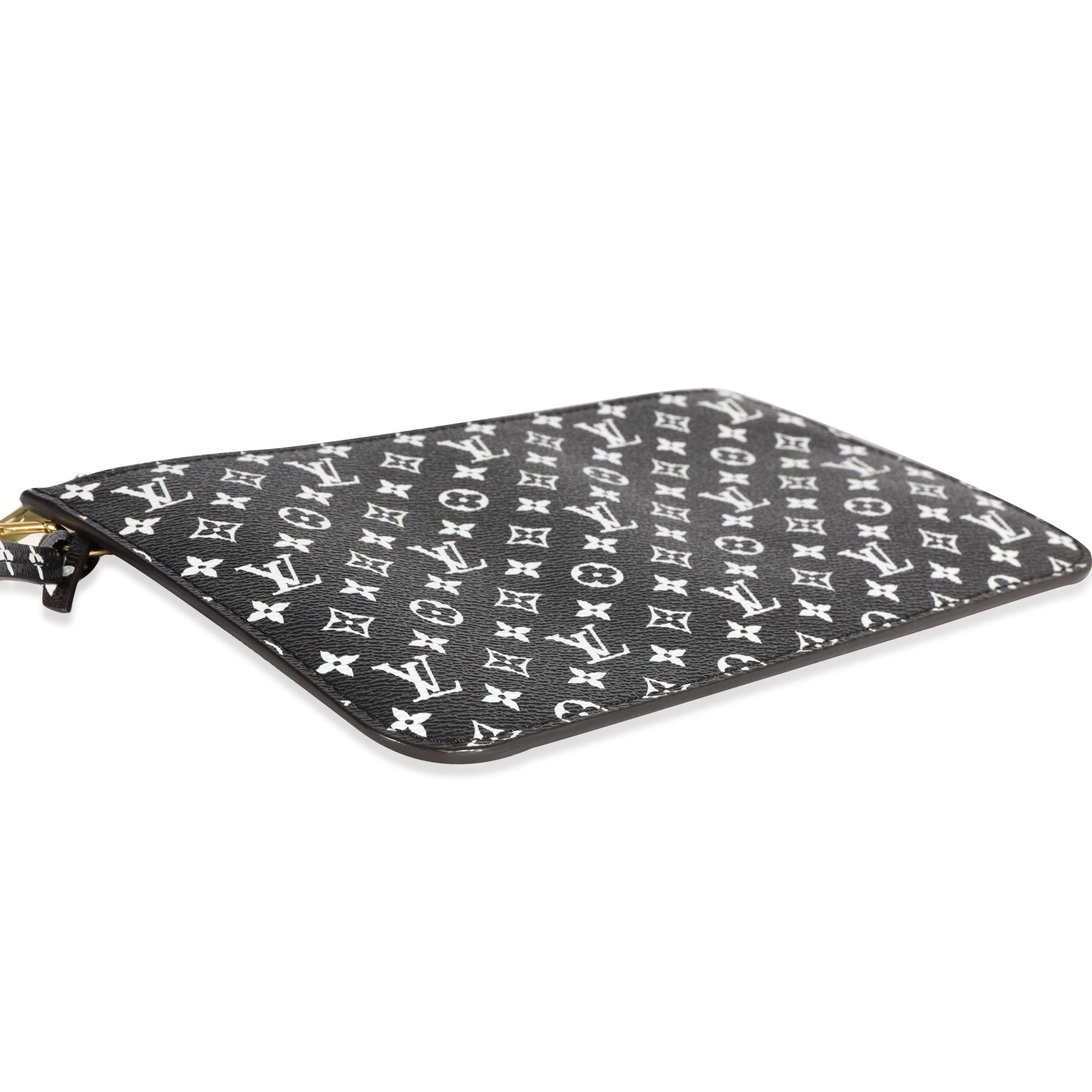 Louis Vuitton Louis Vuitton Black & White Monogram Canvas Neverfull Pochette Size ONE SIZE - 5 Thumbnail