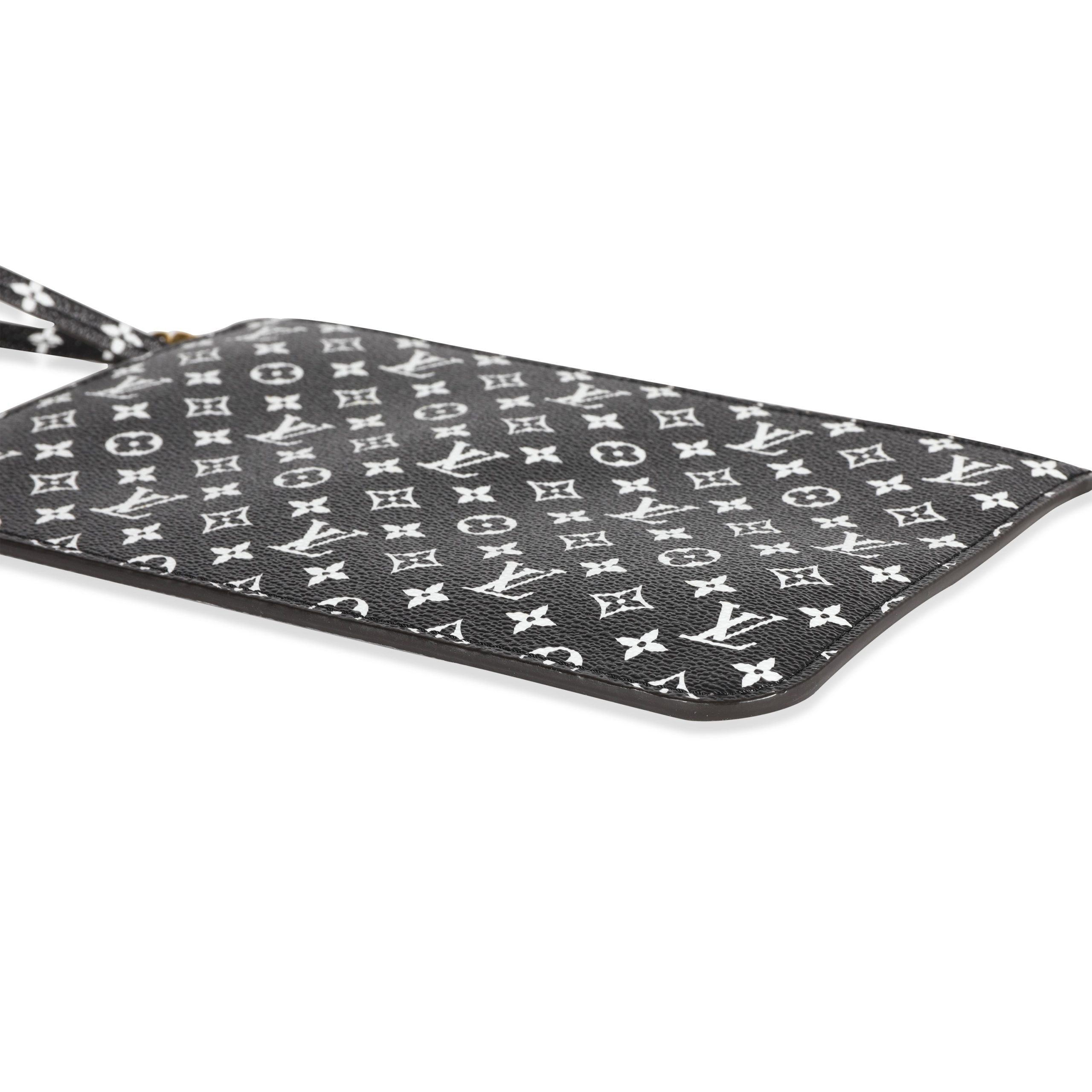 Louis Vuitton Louis Vuitton Black & White Monogram Canvas Neverfull Pochette Size ONE SIZE - 6 Thumbnail