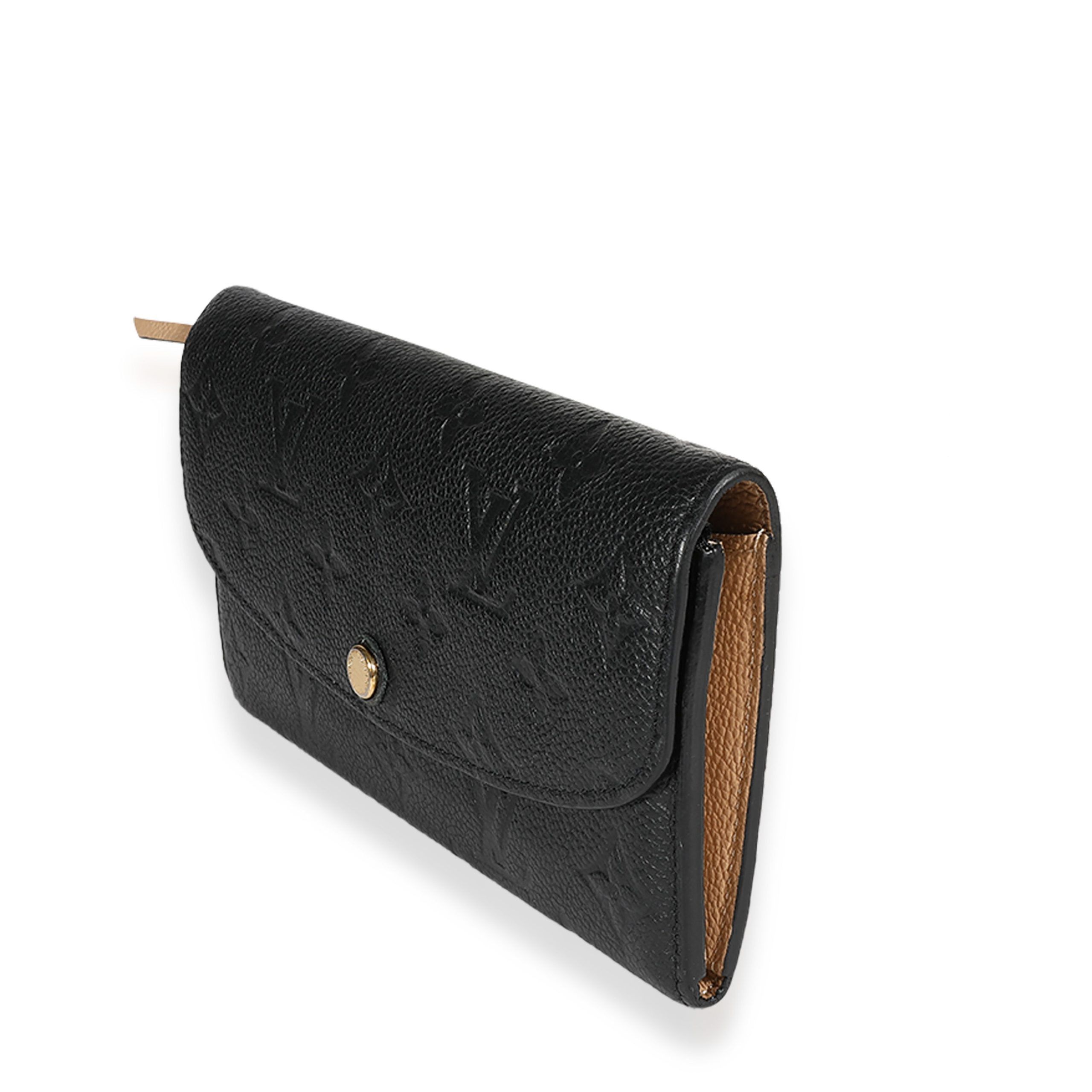 Louis Vuitton Louis Vuitton Black Monogram Empreinte Emilie Wallet Size ONE SIZE - 2 Thumbnail