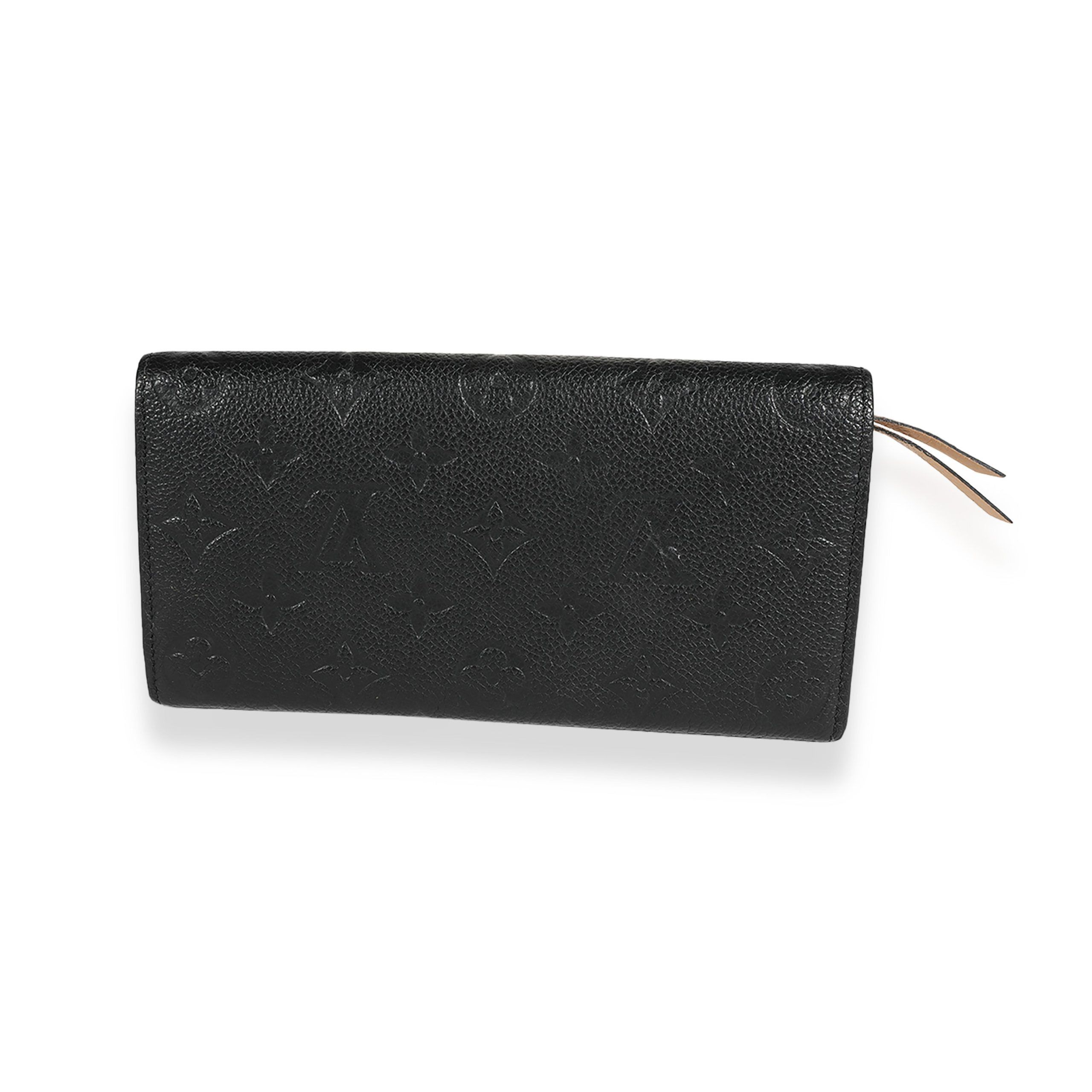 Louis Vuitton Louis Vuitton Black Monogram Empreinte Emilie Wallet Size ONE SIZE - 3 Thumbnail