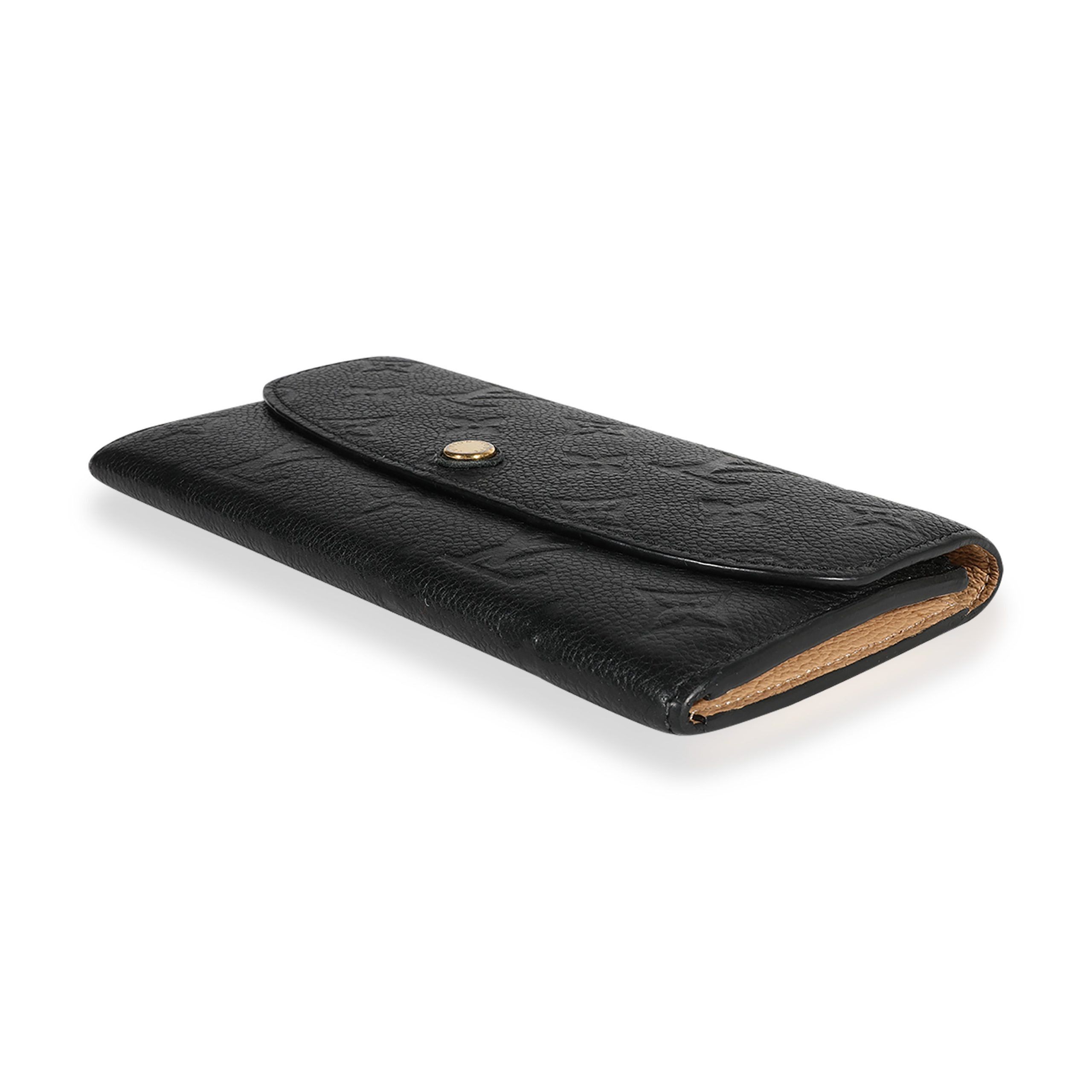 Louis Vuitton Louis Vuitton Black Monogram Empreinte Emilie Wallet Size ONE SIZE - 7 Thumbnail