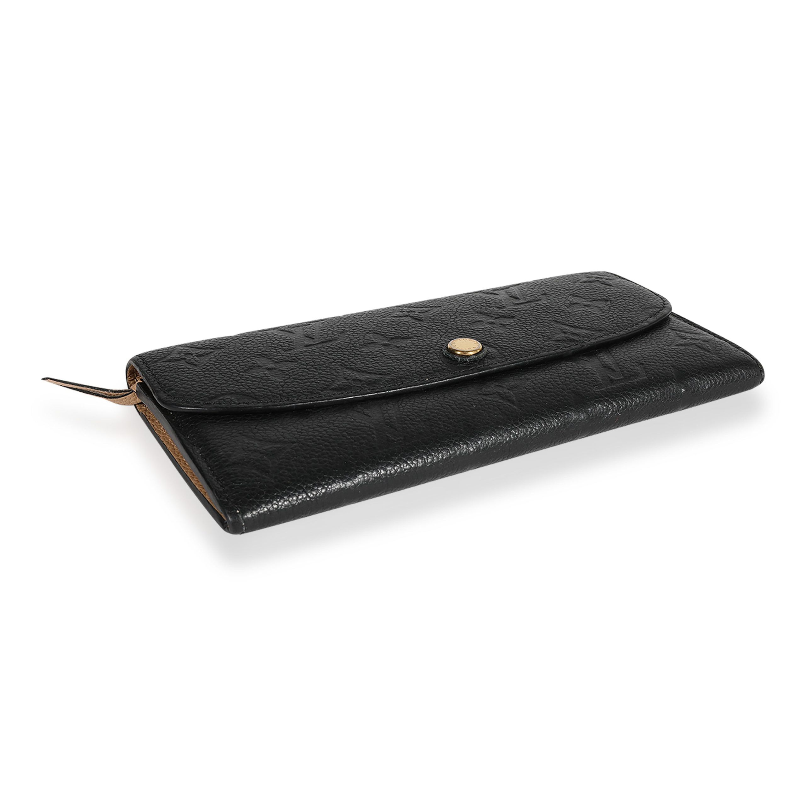 Louis Vuitton Louis Vuitton Black Monogram Empreinte Emilie Wallet Size ONE SIZE - 6 Thumbnail