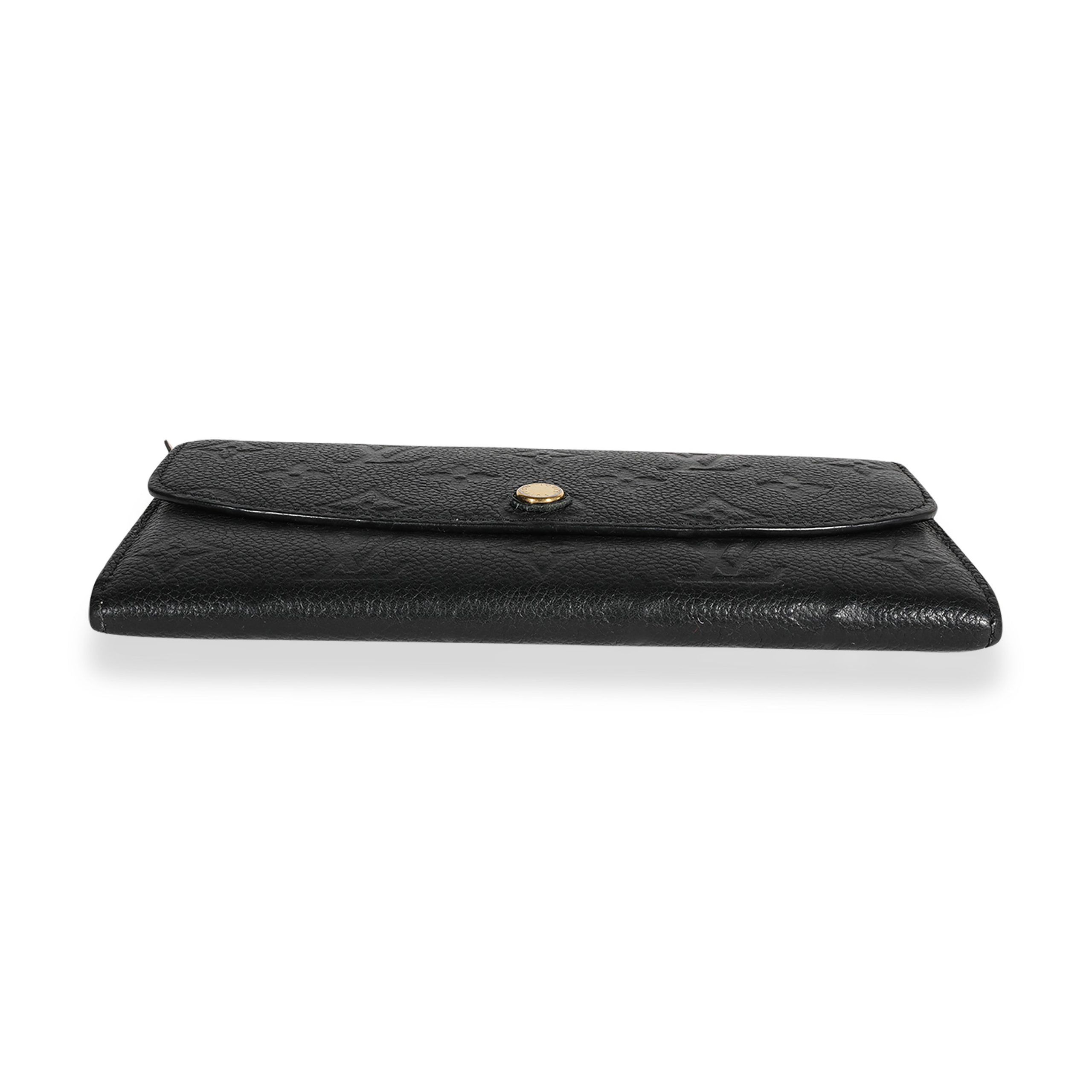 Louis Vuitton Louis Vuitton Black Monogram Empreinte Emilie Wallet Size ONE SIZE - 5 Thumbnail