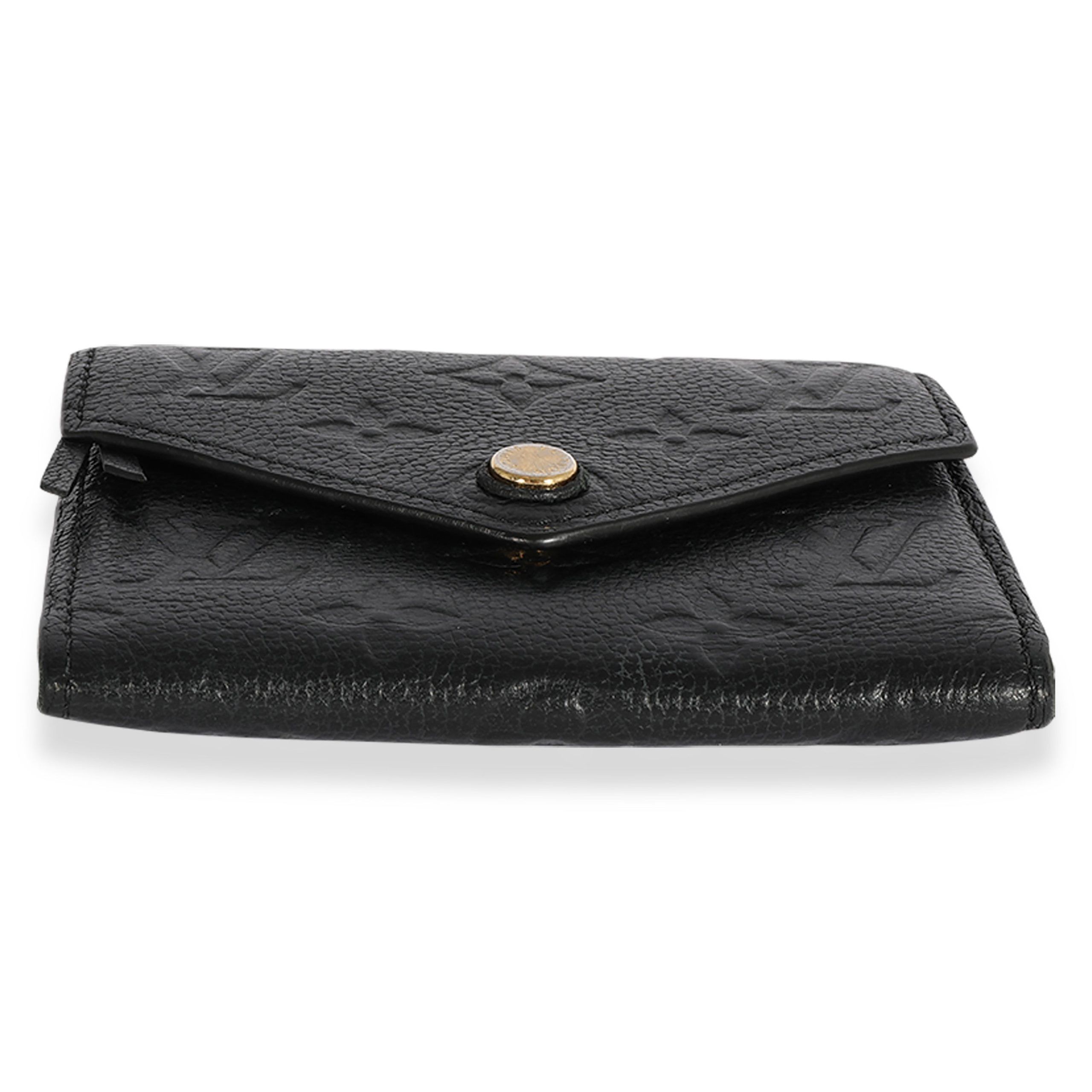 Louis Vuitton Louis Vuitton Black Monogram Empreinte Victorine Wallet Size ONE SIZE - 5 Thumbnail