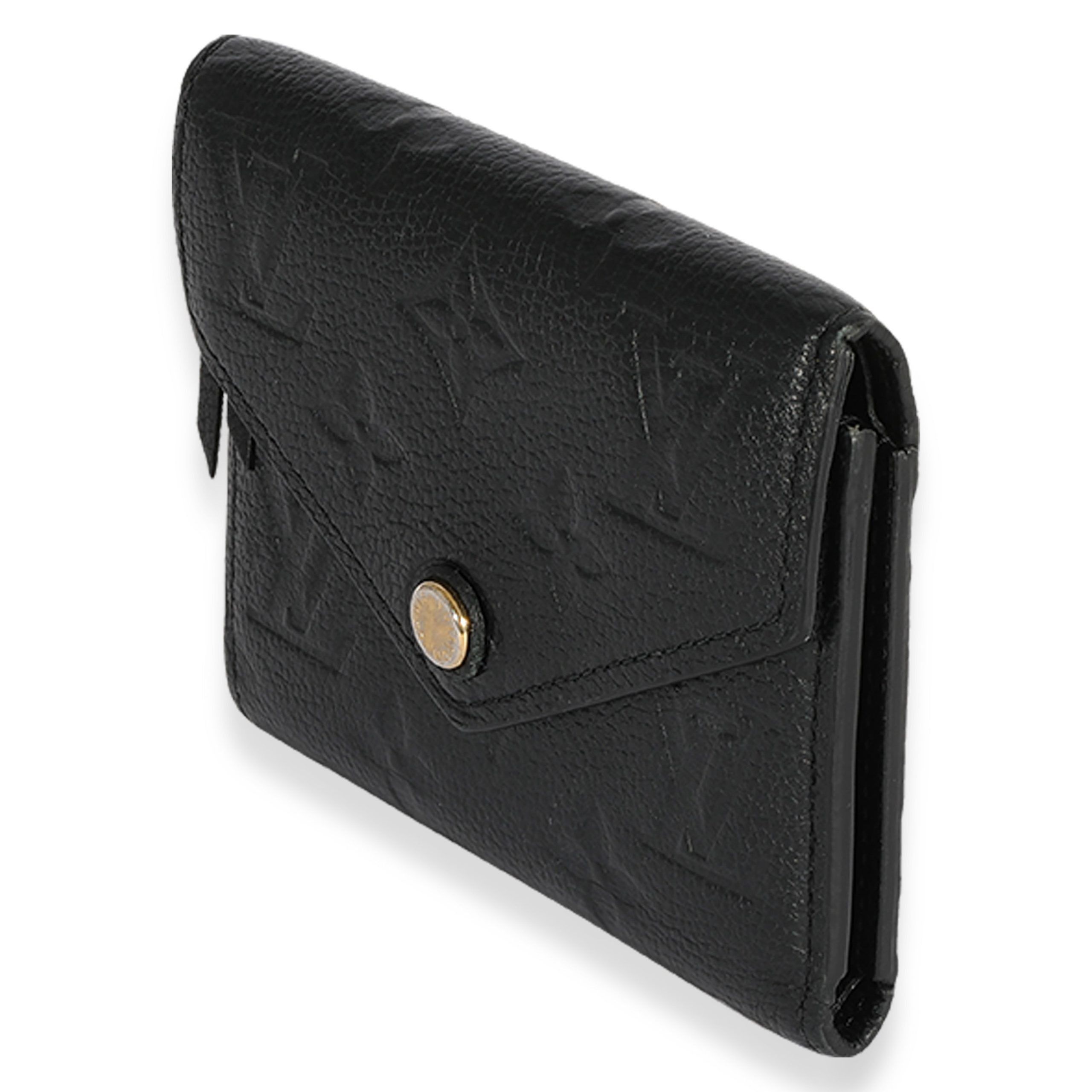 Louis Vuitton Louis Vuitton Black Monogram Empreinte Victorine Wallet Size ONE SIZE - 2 Thumbnail