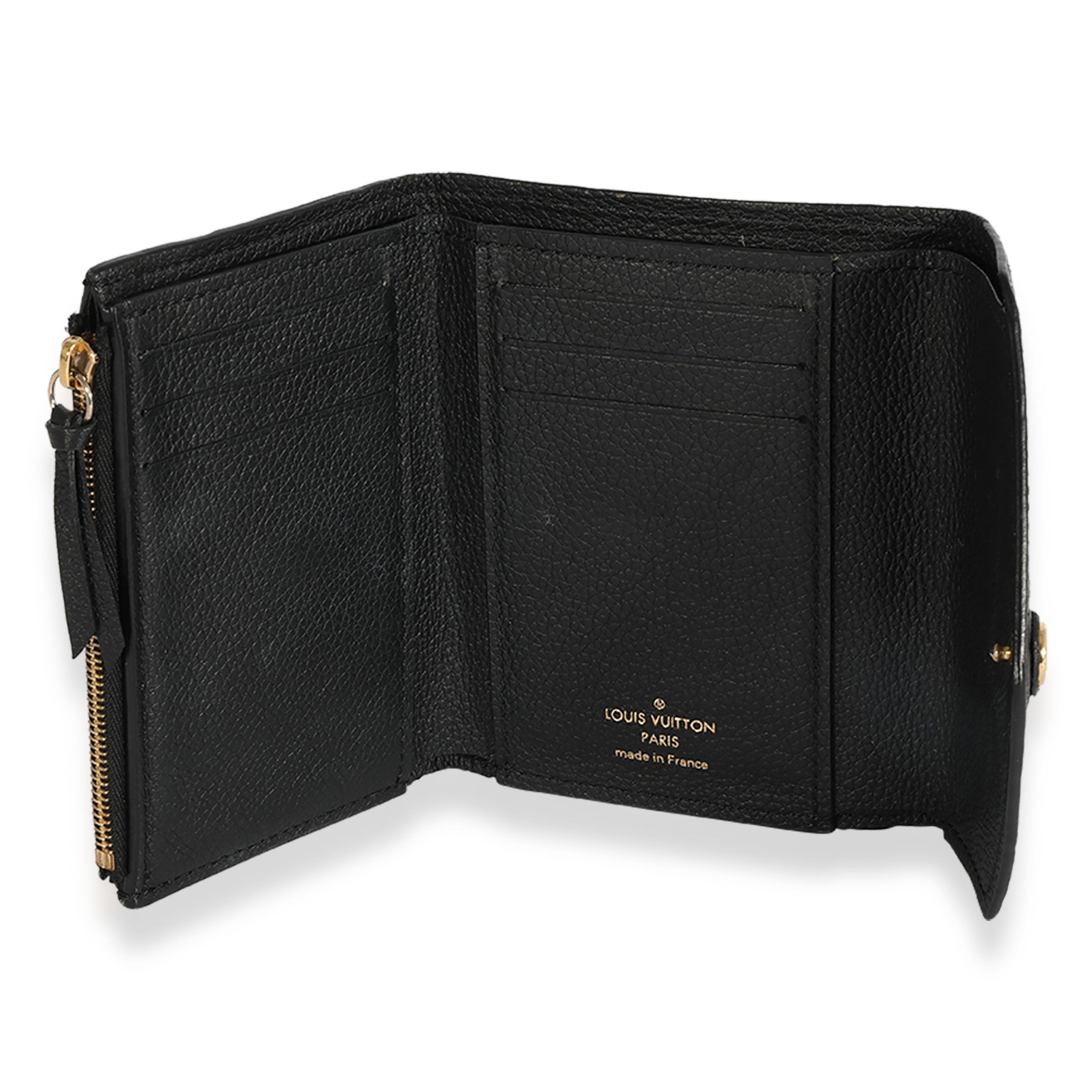 Louis Vuitton Louis Vuitton Black Monogram Empreinte Victorine Wallet Size ONE SIZE - 4 Thumbnail