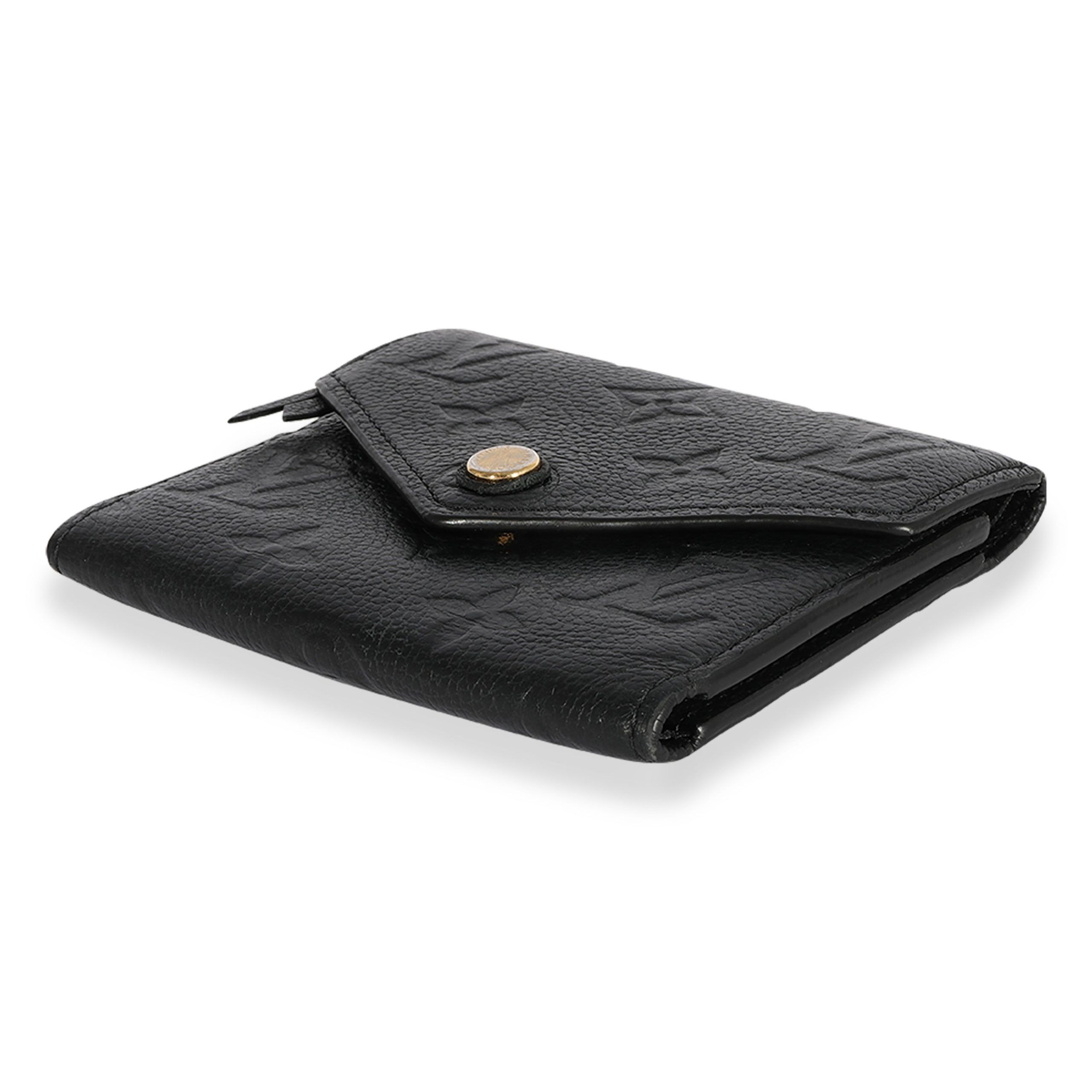 Louis Vuitton Louis Vuitton Black Monogram Empreinte Victorine Wallet Size ONE SIZE - 6 Thumbnail