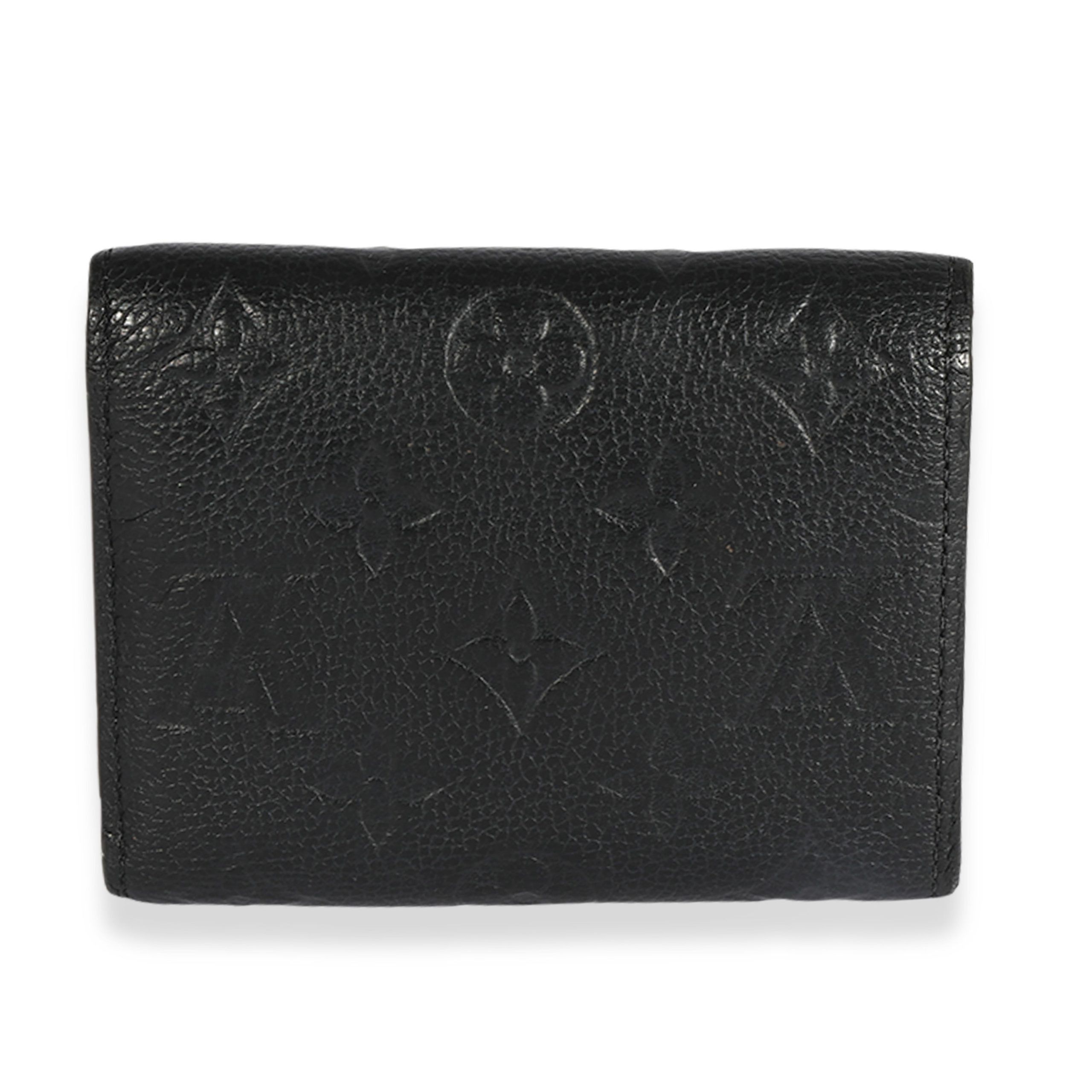 Louis Vuitton Louis Vuitton Black Monogram Empreinte Victorine Wallet Size ONE SIZE - 3 Thumbnail