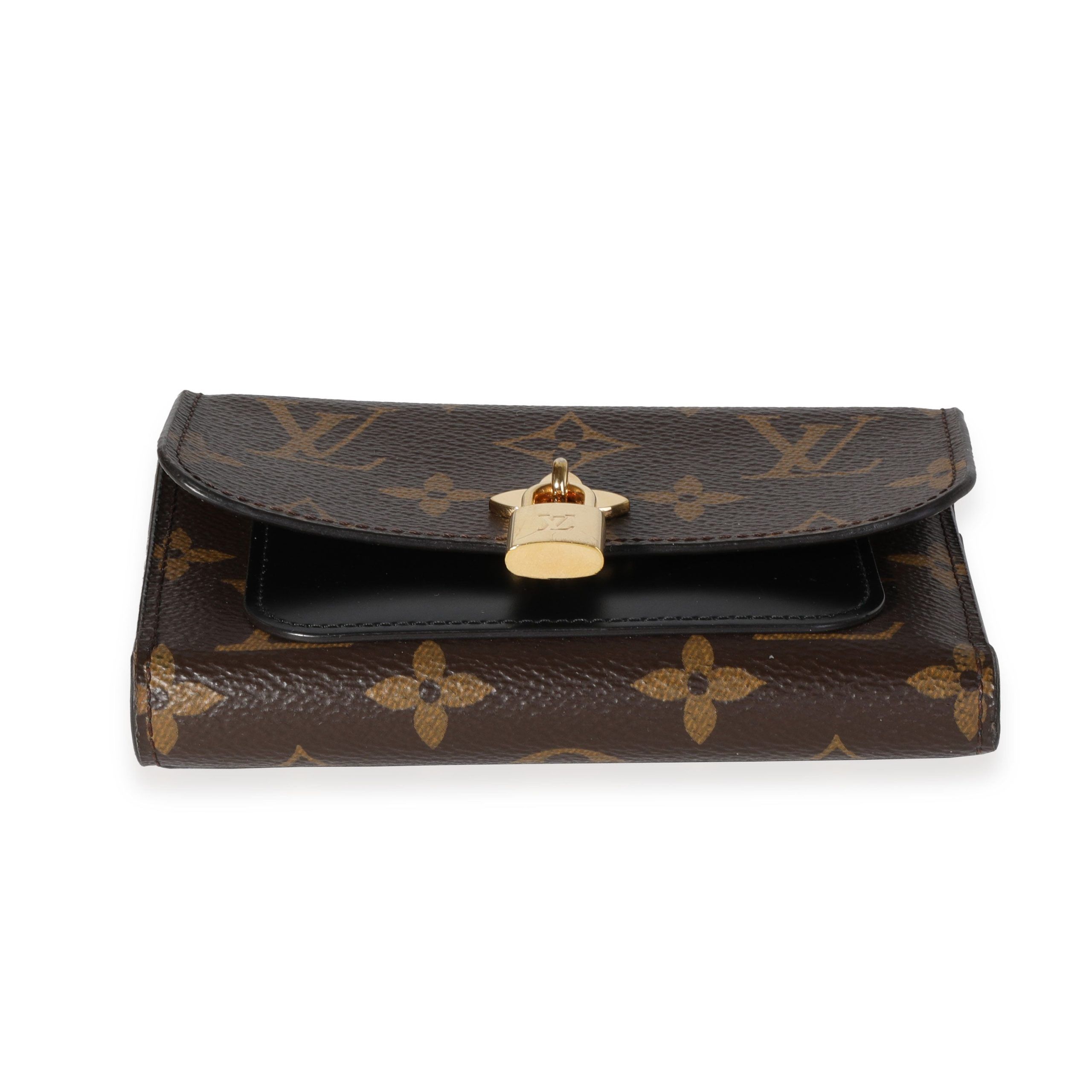 Louis Vuitton Louis Vuitton Monogram Canvas Flower Compact Wallet Size ONE SIZE - 4 Thumbnail