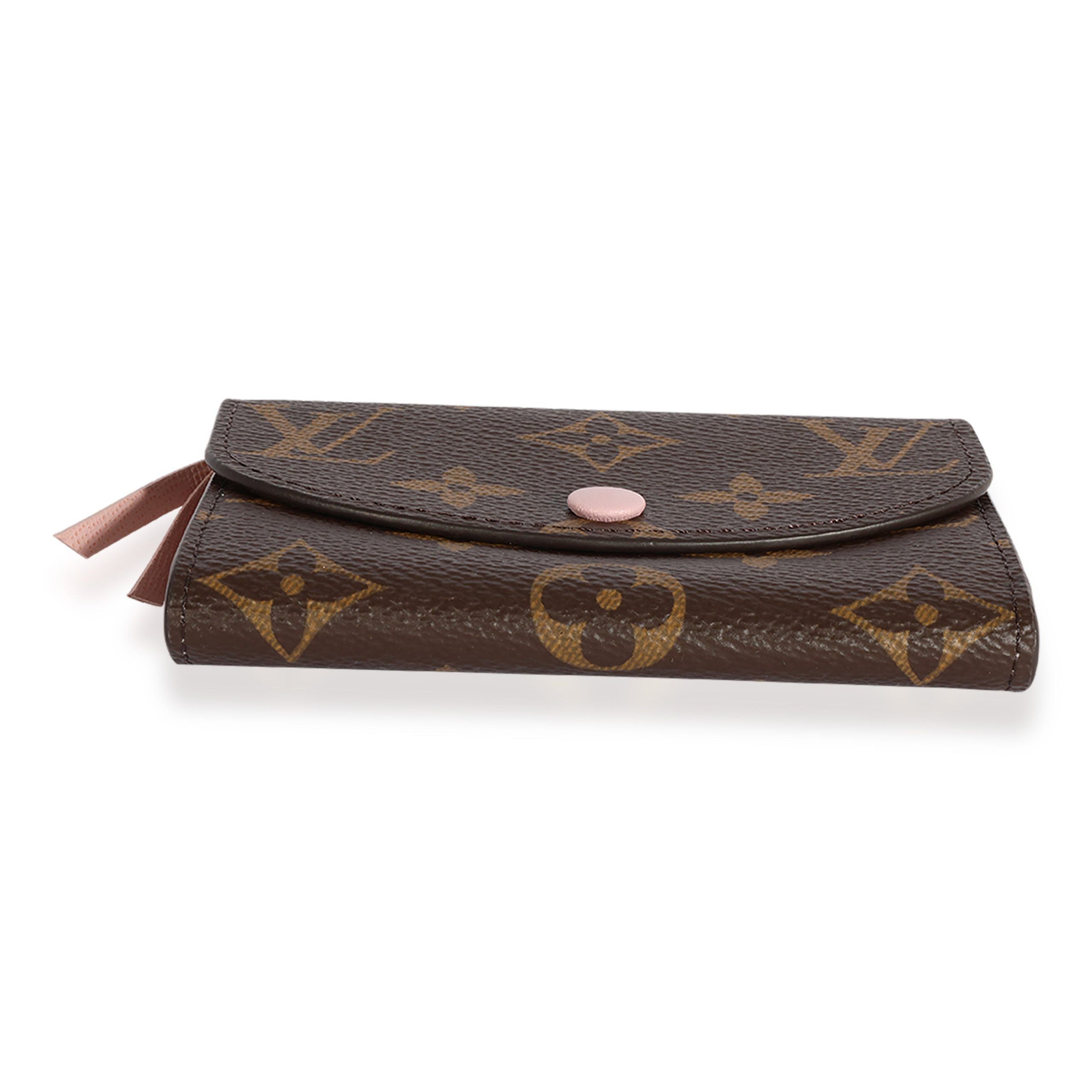 Louis Vuitton Monogram Canvas & Rose Ballerine Rosalie Wallet Size ONE SIZE - 5 Thumbnail