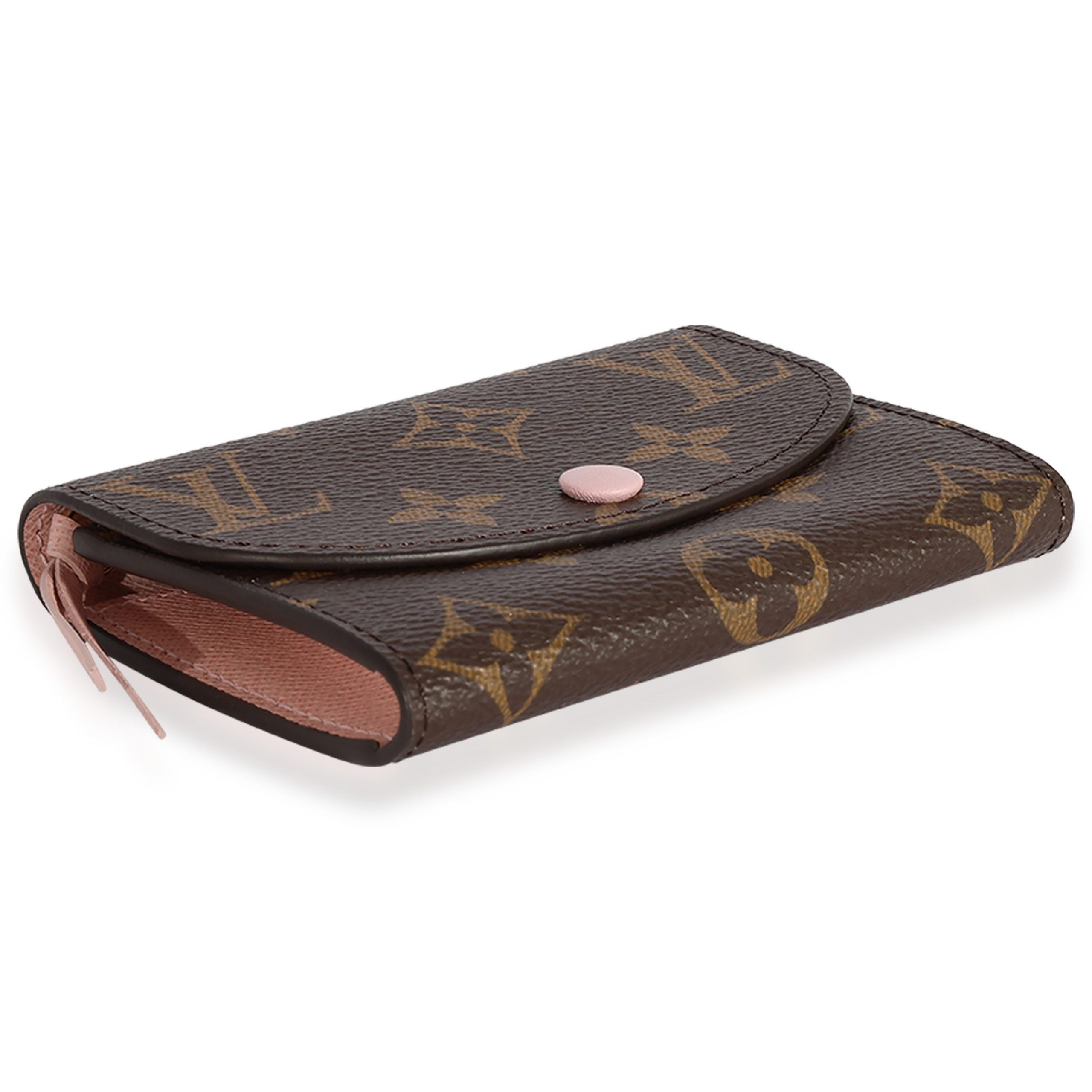 Louis Vuitton Monogram Canvas & Rose Ballerine Rosalie Wallet Size ONE SIZE - 7 Thumbnail
