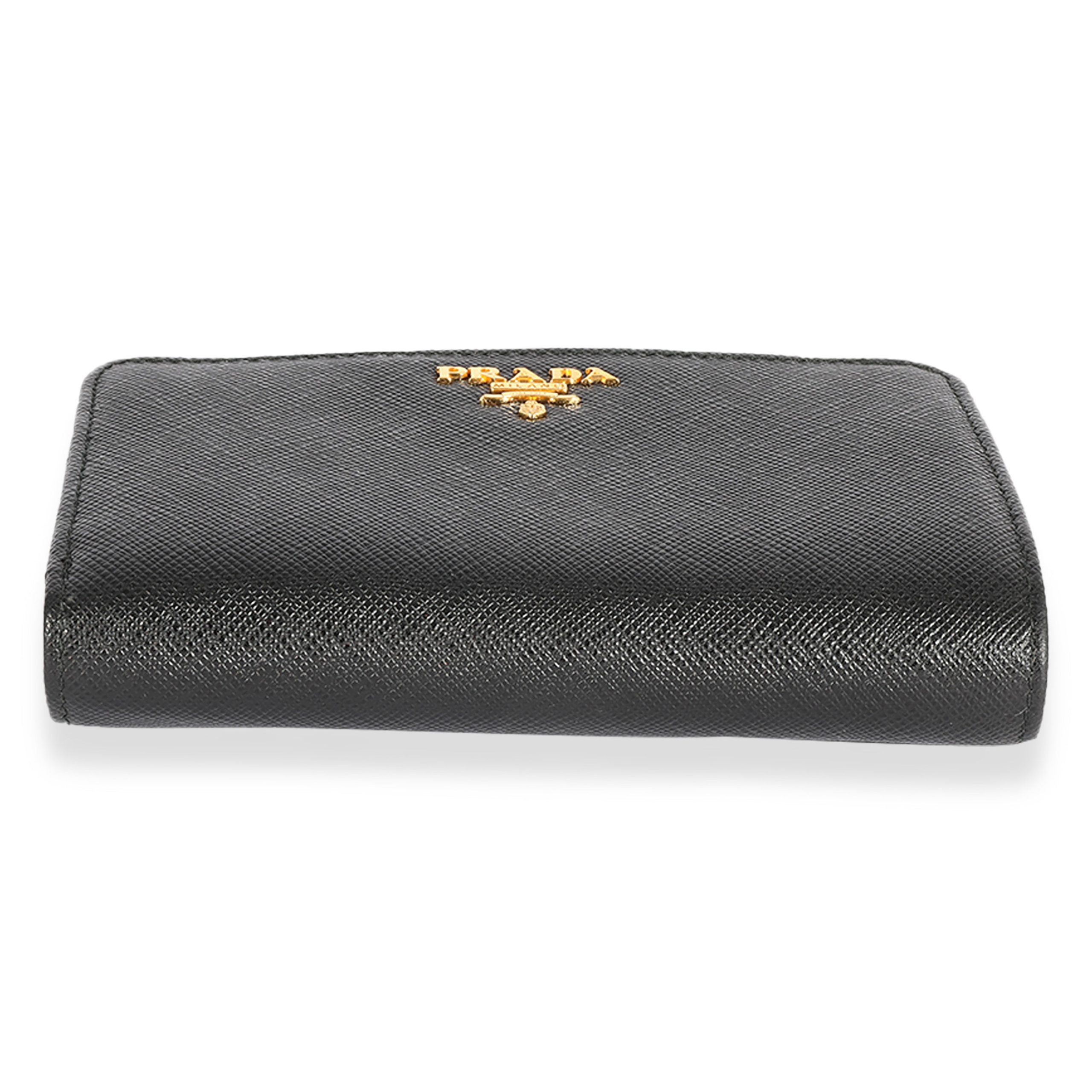 Prada Prada Black Saffiano French Wallet Size ONE SIZE - 5 Thumbnail