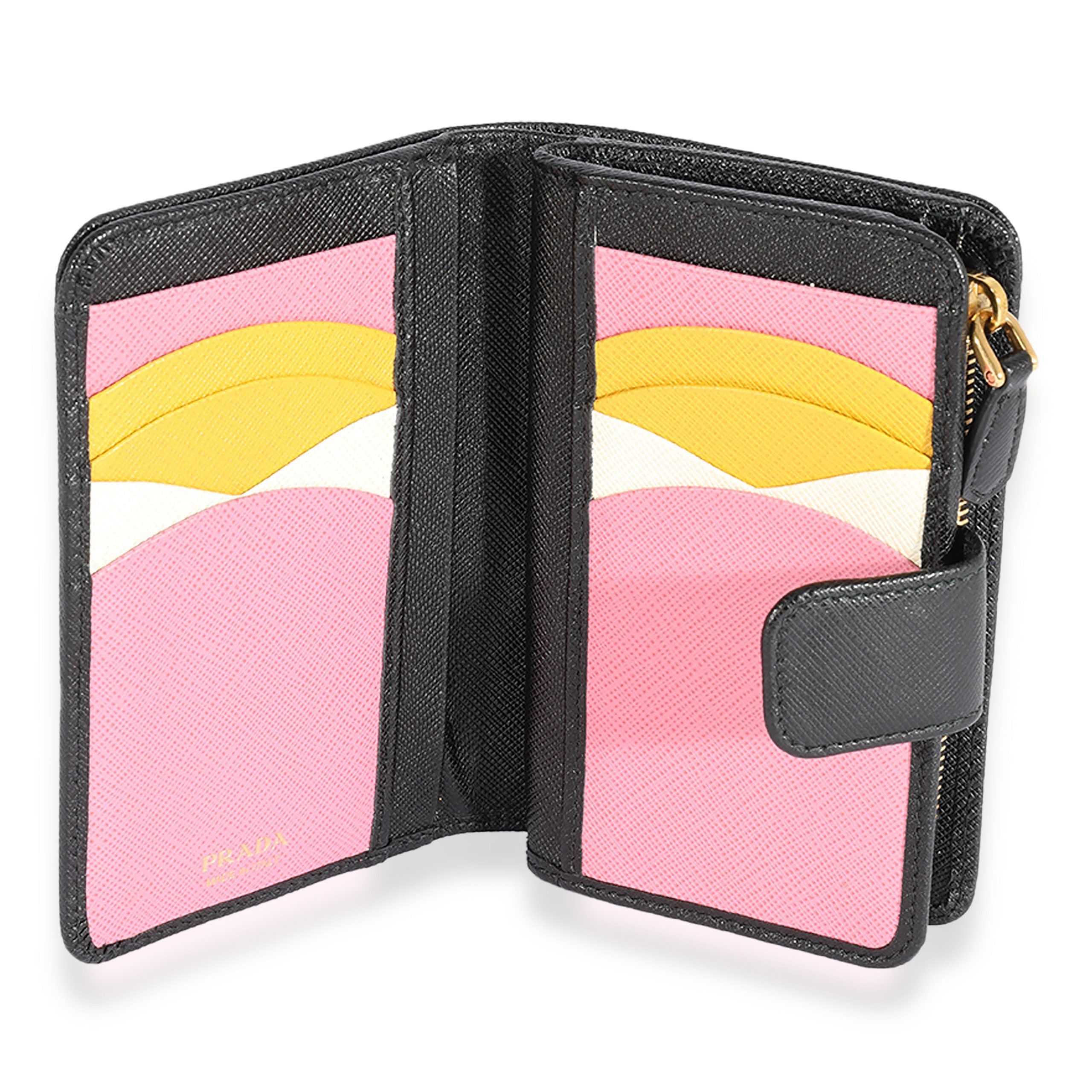 Prada Prada Black Saffiano French Wallet Size ONE SIZE - 7 Thumbnail