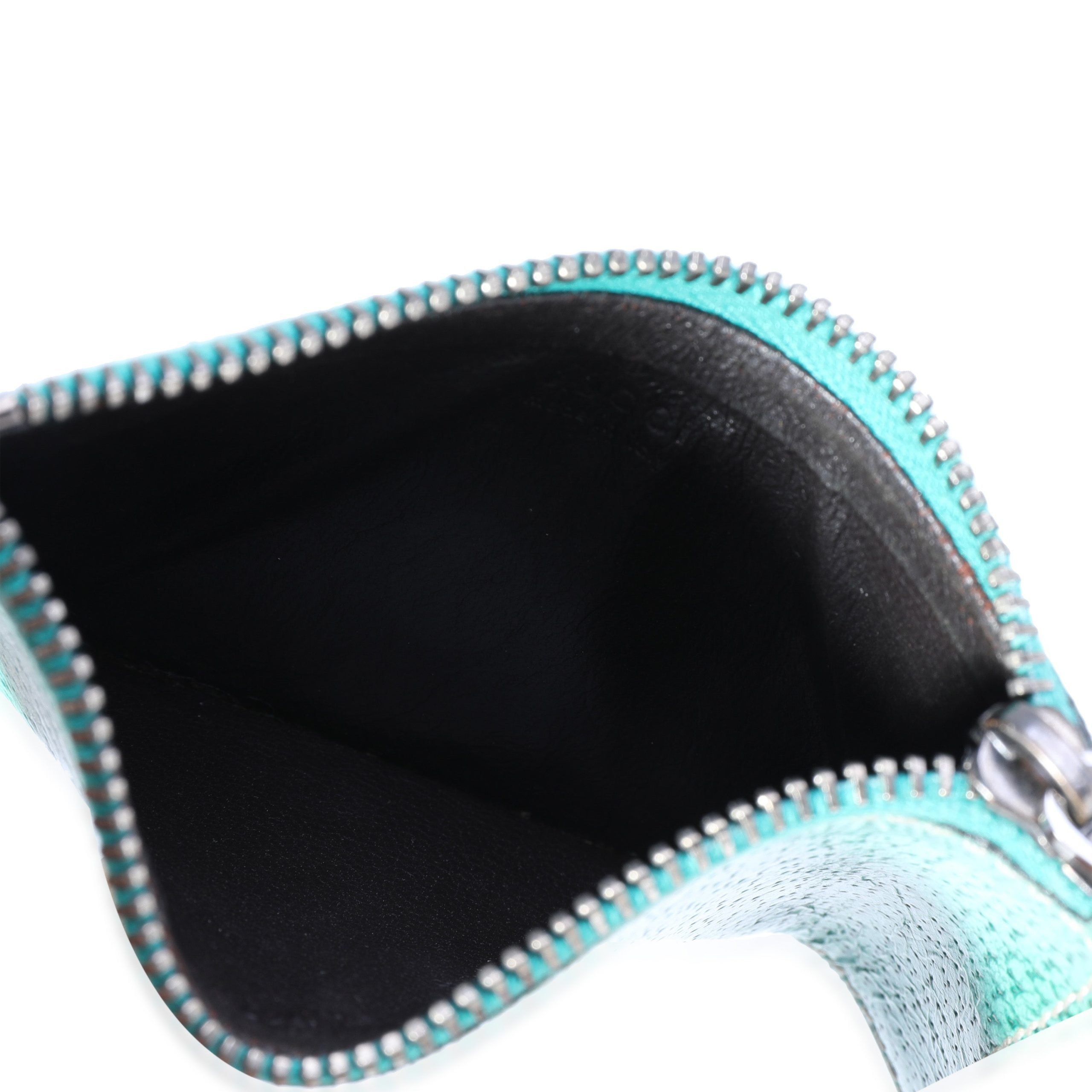 Gucci Gucci Green Printed Coated Canvas Coin Pouch Size ONE SIZE - 4 Thumbnail